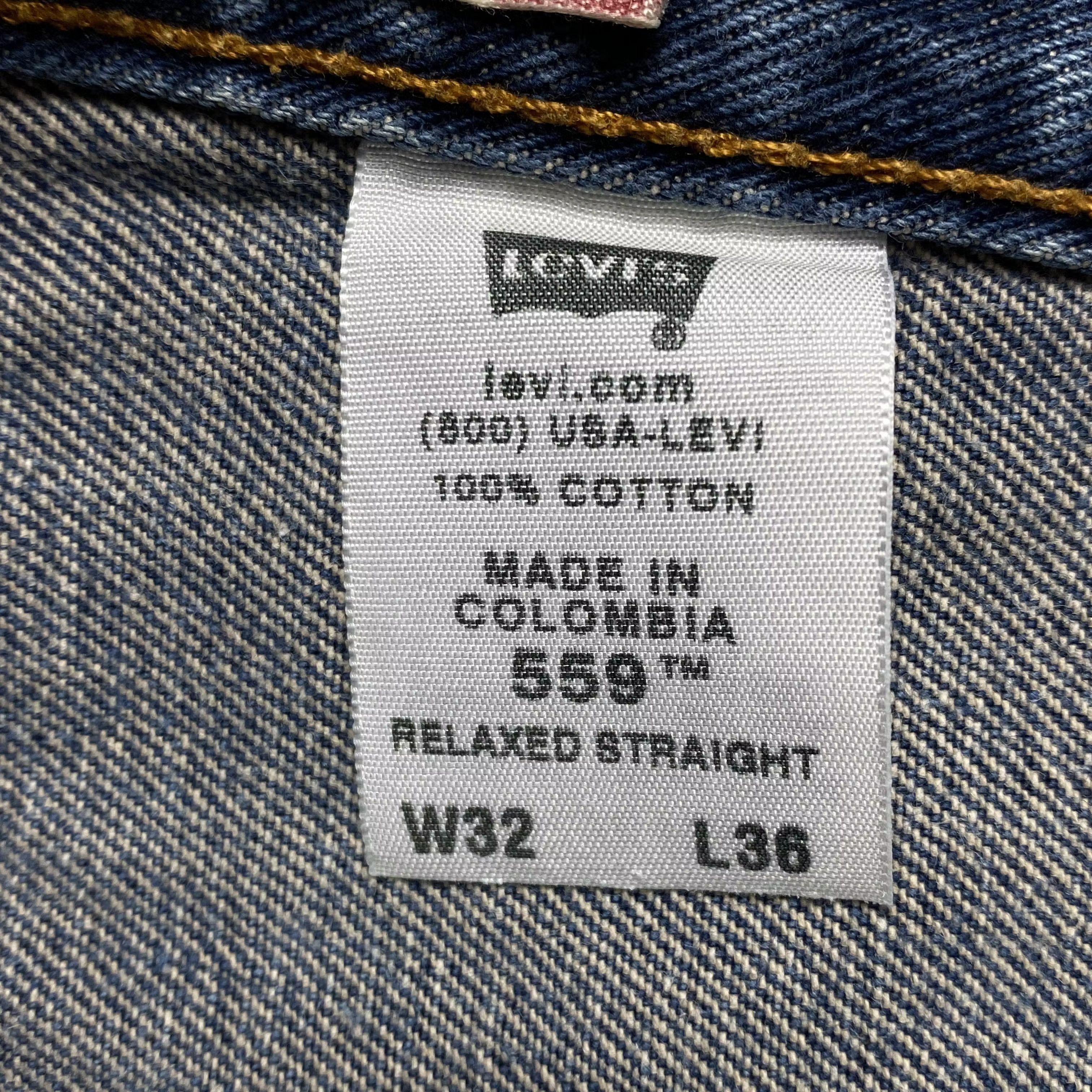 Levi's × Levi's Vintage Clothing × Vintage Mens Jeans Denim Levis 559 Vintage Size 32 Size US 32 / EU 48 - 7 Thumbnail