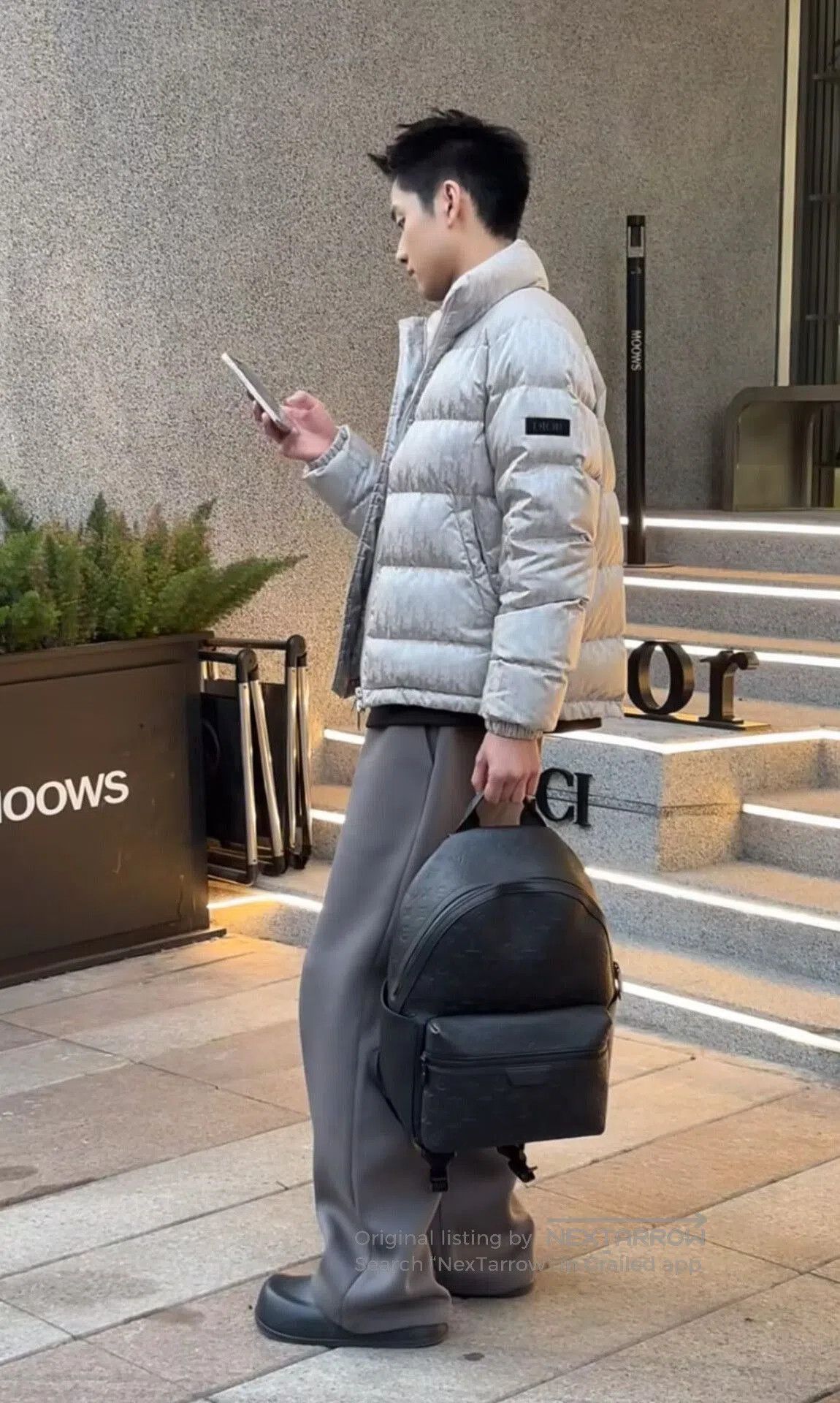 Dior Dior Silver Full Logo Down Jacket. Size US S / EU 44-46 / 1 - 8 Thumbnail