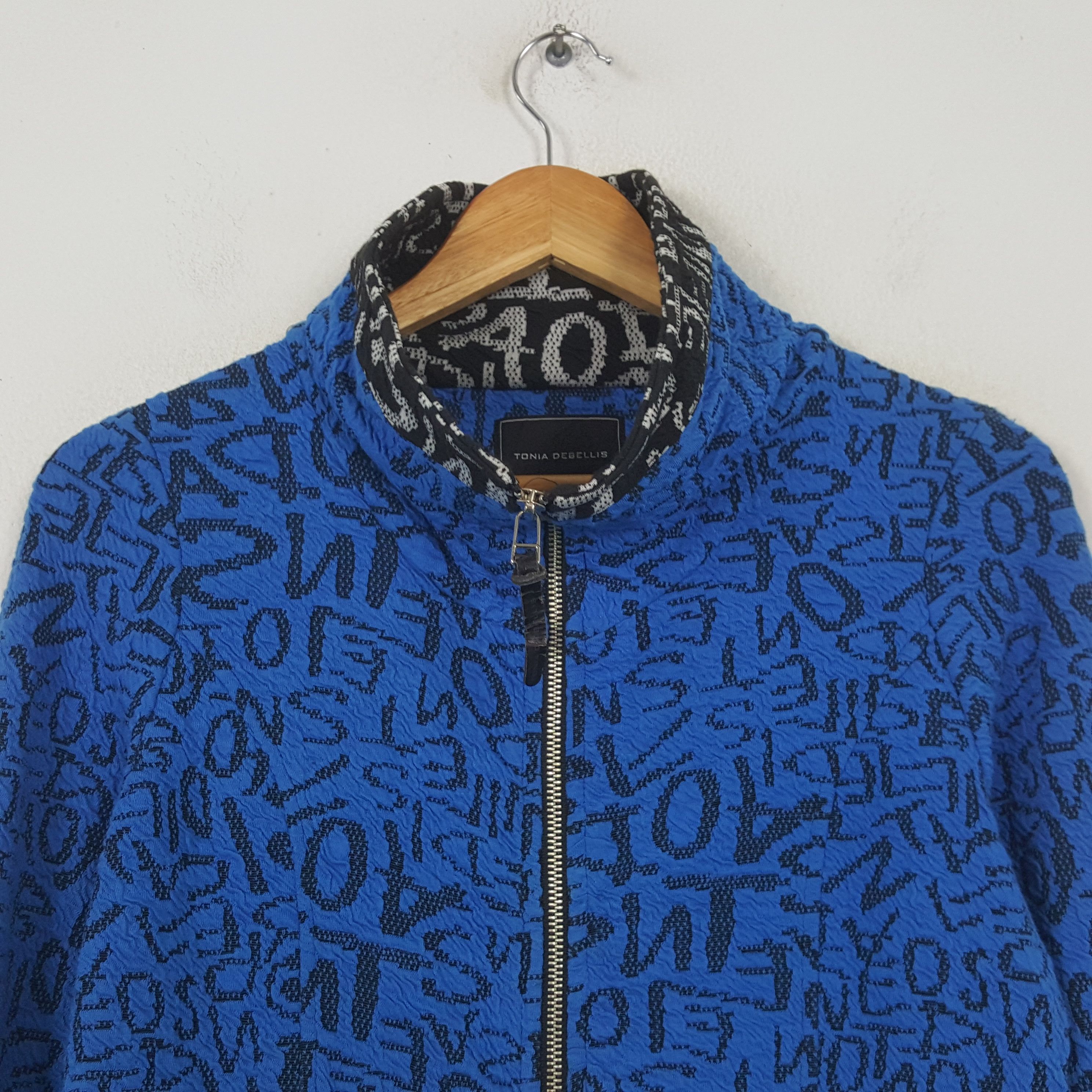 Designer Vintage Tonia Debellis Fashion Designer Jacket RR6 Size XS / US 0-2 / IT 36-38 - 2 Thumbnail