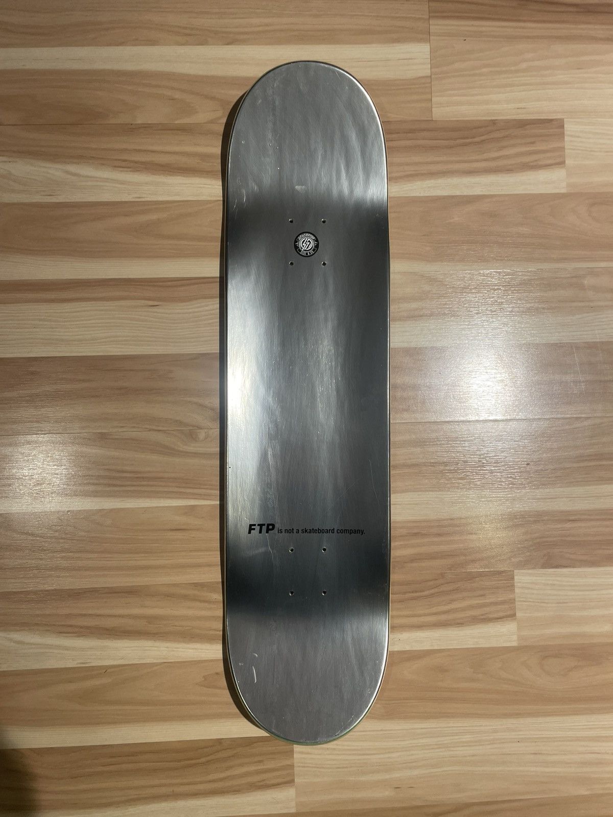 Fuck The Population Ftp logo skateboard deck Silver Size ONE SIZE - 2 Thumbnail