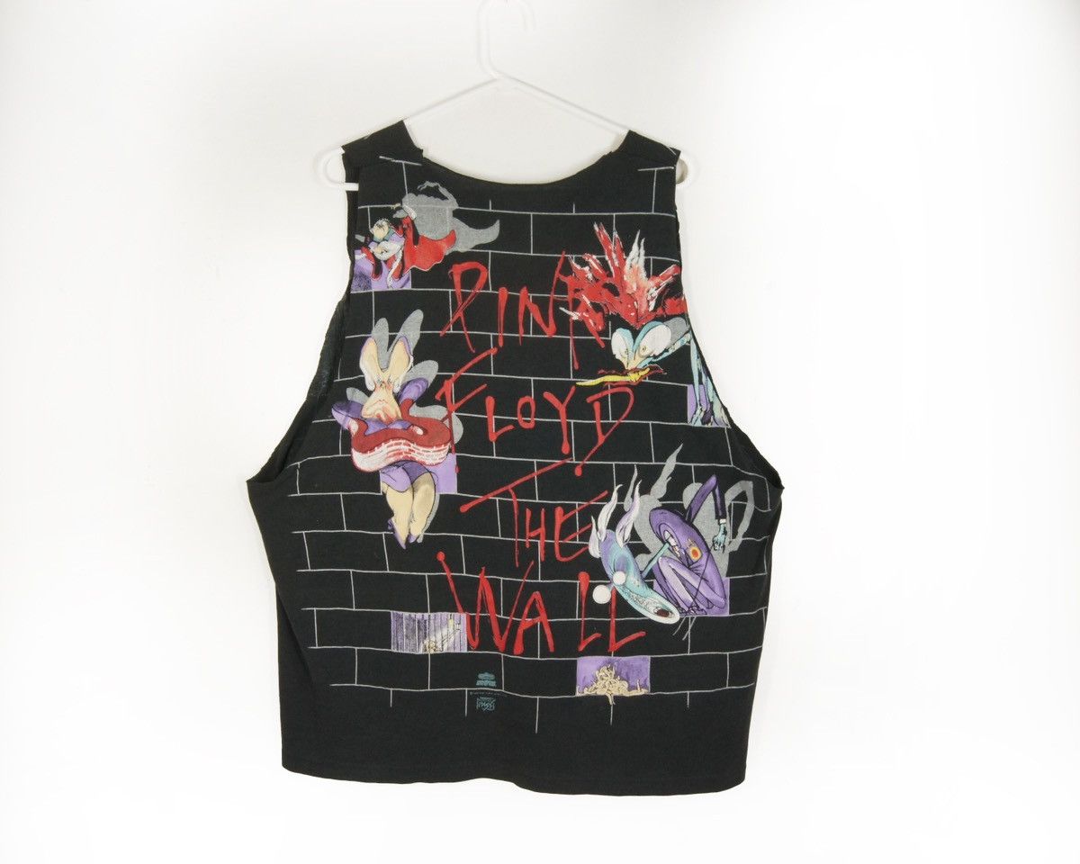 Vintage Vintage 80s Pink Floyd The Wall Sleeveless Tank Top Shirt Size US XXL / EU 58 / 5 - 4 Thumbnail