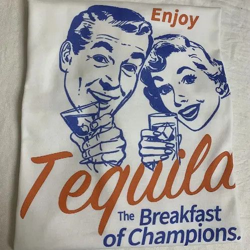 Japanese Brand Kahori x azawa Enjoy Tequila Retro Graphic Tees Size US S / EU 44-46 / 1 - 2 Thumbnail