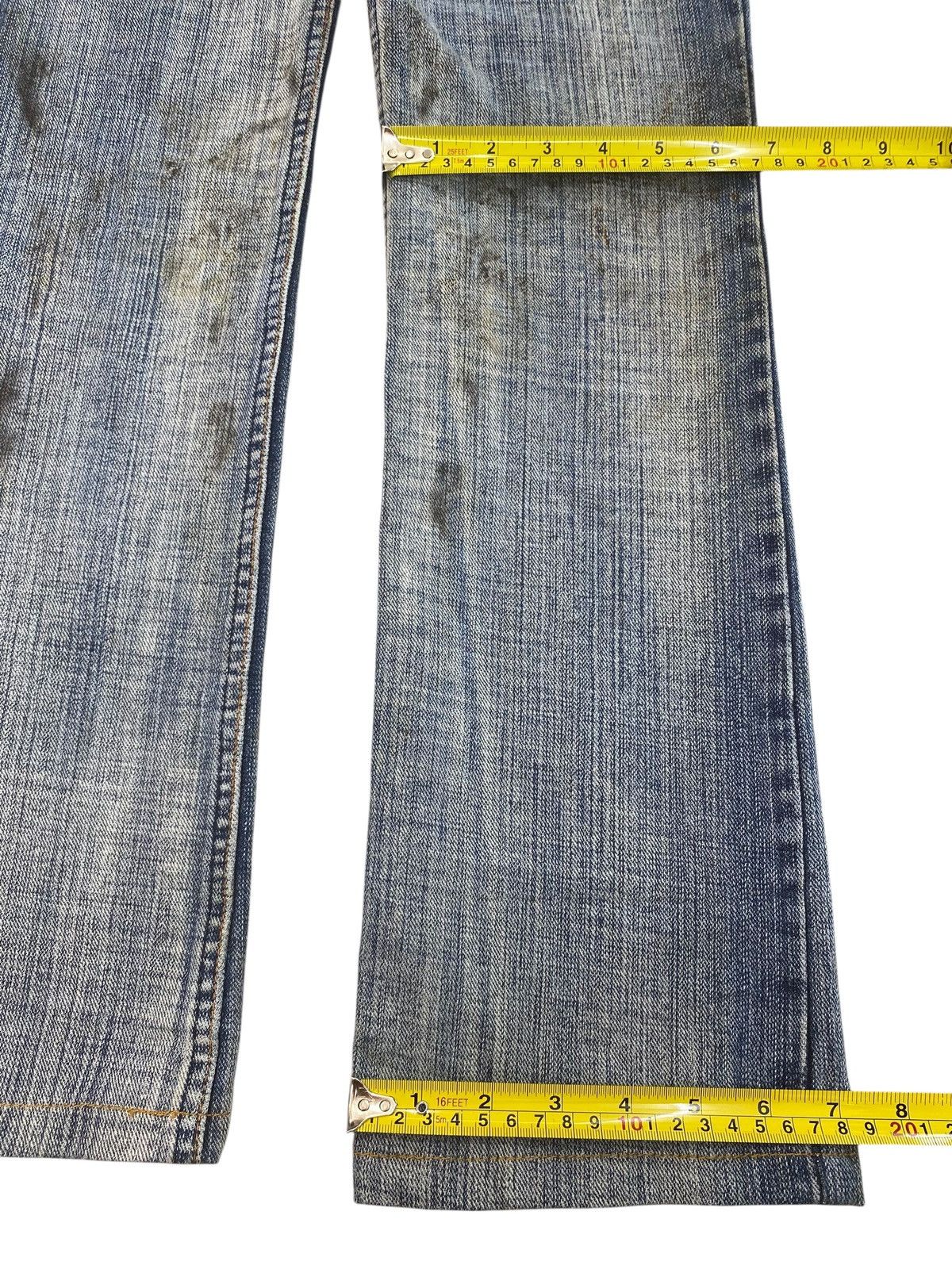 Other Japanese Brand Faded Blue Wash Style Loose Jeans Size US 28 / EU 44 - 7 Thumbnail