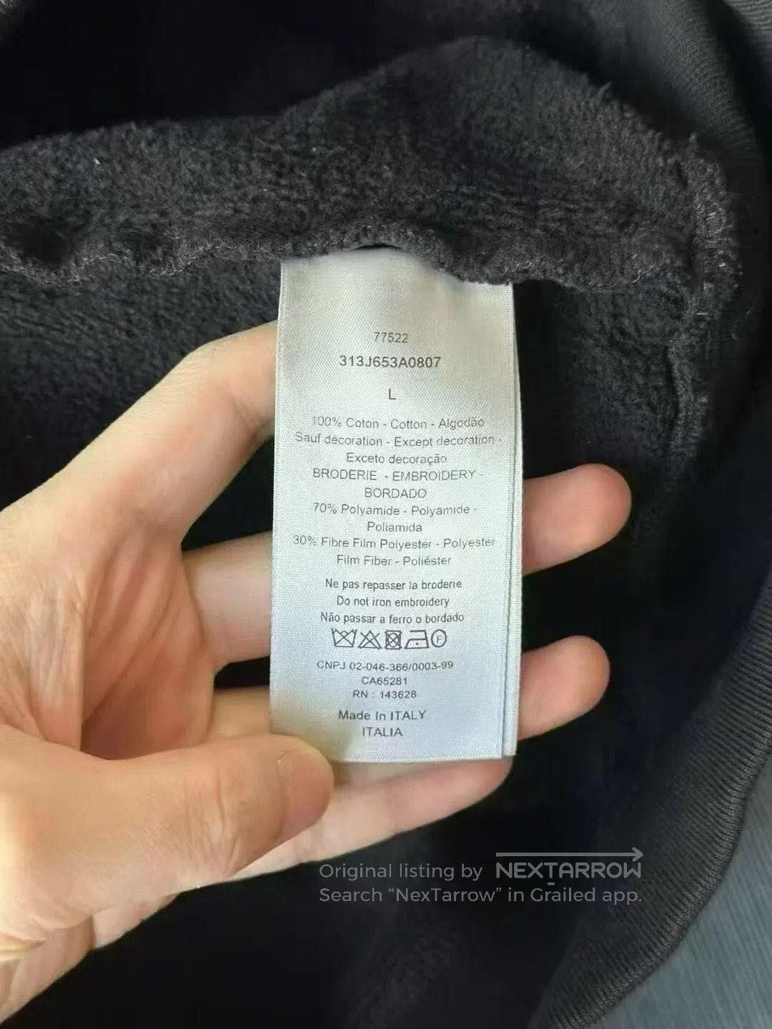 ERL Dior ERL Hoodie. Size US L / EU 52-54 / 3 - 4 Thumbnail