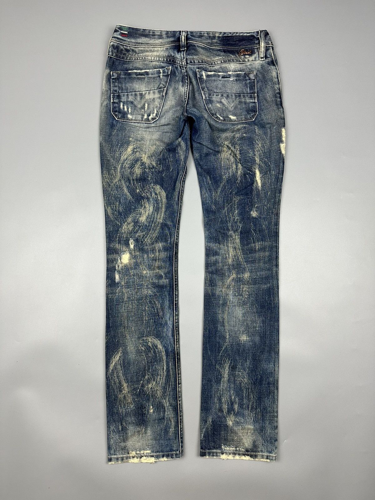 Diesel × Vintage 🔥Rare🔥Distressed Vintage Diesel Industry Lowky Regular Denim Size US 28 / EU 44 - 2 Thumbnail