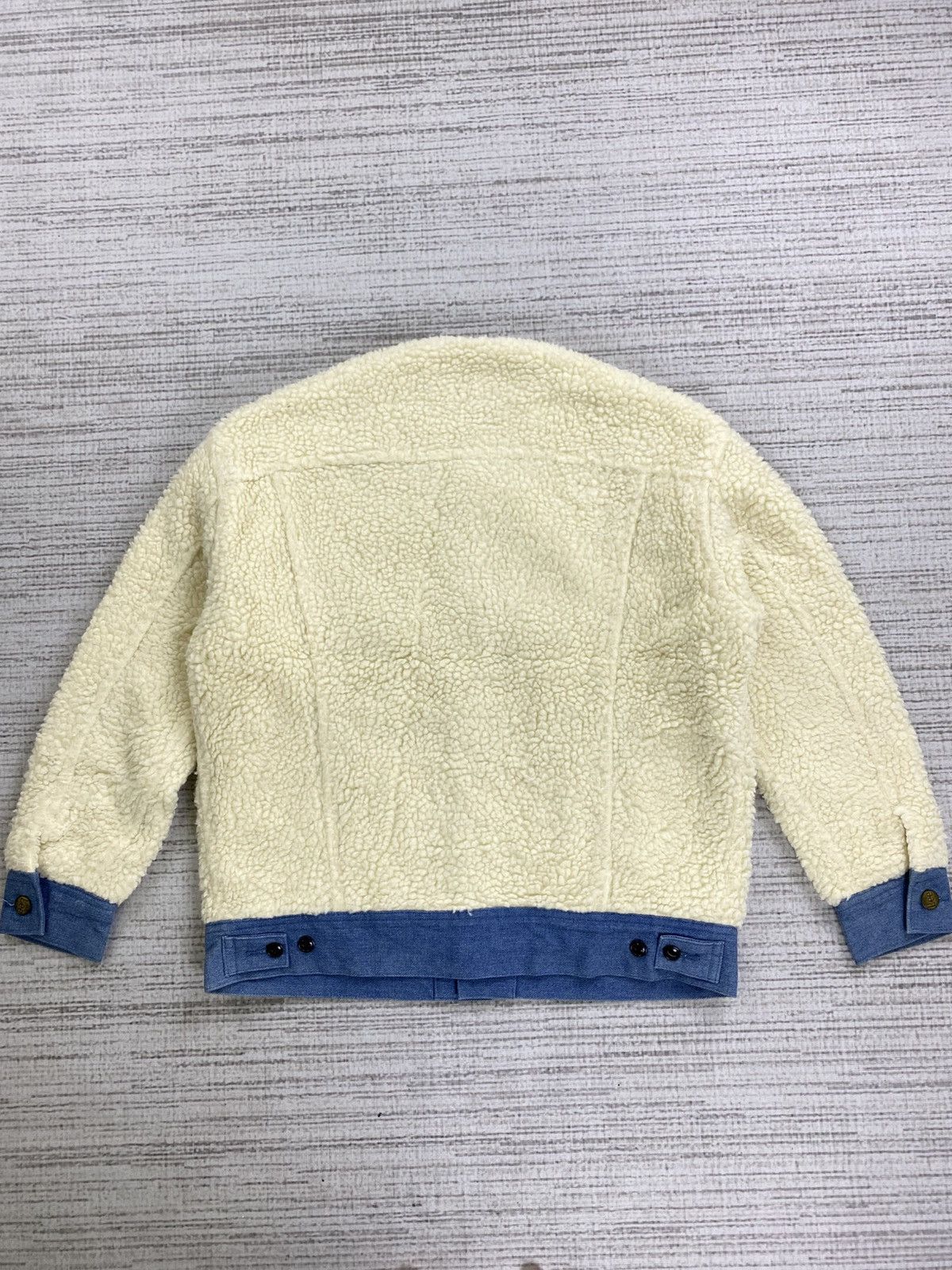Lee × Vintage Vintage Lee Storm Rider Cropped Sherpa Jacket Size M / US 6-8 / IT 42-44 - 2 Thumbnail