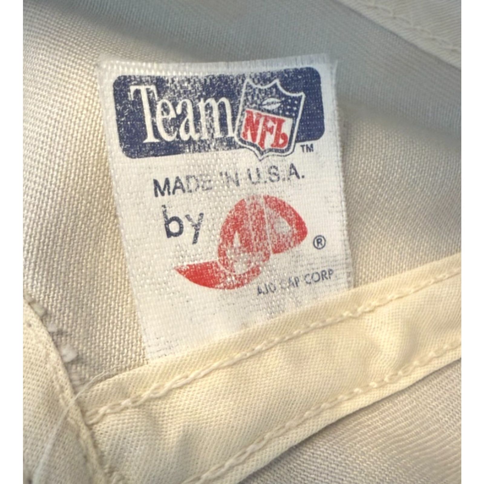 Vintage VINTAGE Ajo Cap CO Men's White Twill Hat - SUPER BOWL XXIX 1995 Tailgate Party - One Size - Adjustable - 90s Sports" Size ONE SIZE - 7 Thumbnail