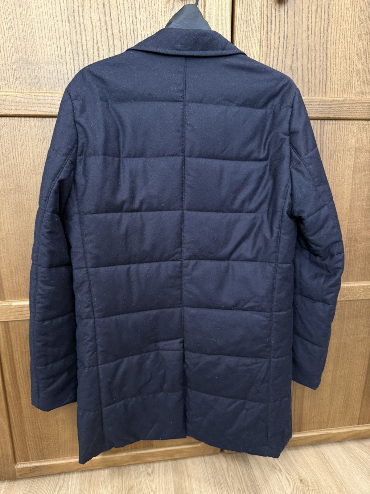Paoloni Paoloni Quarantasei Navy Blue Wool Coat Jacket Size US S / EU 44-46 / 1 - 17 Thumbnail