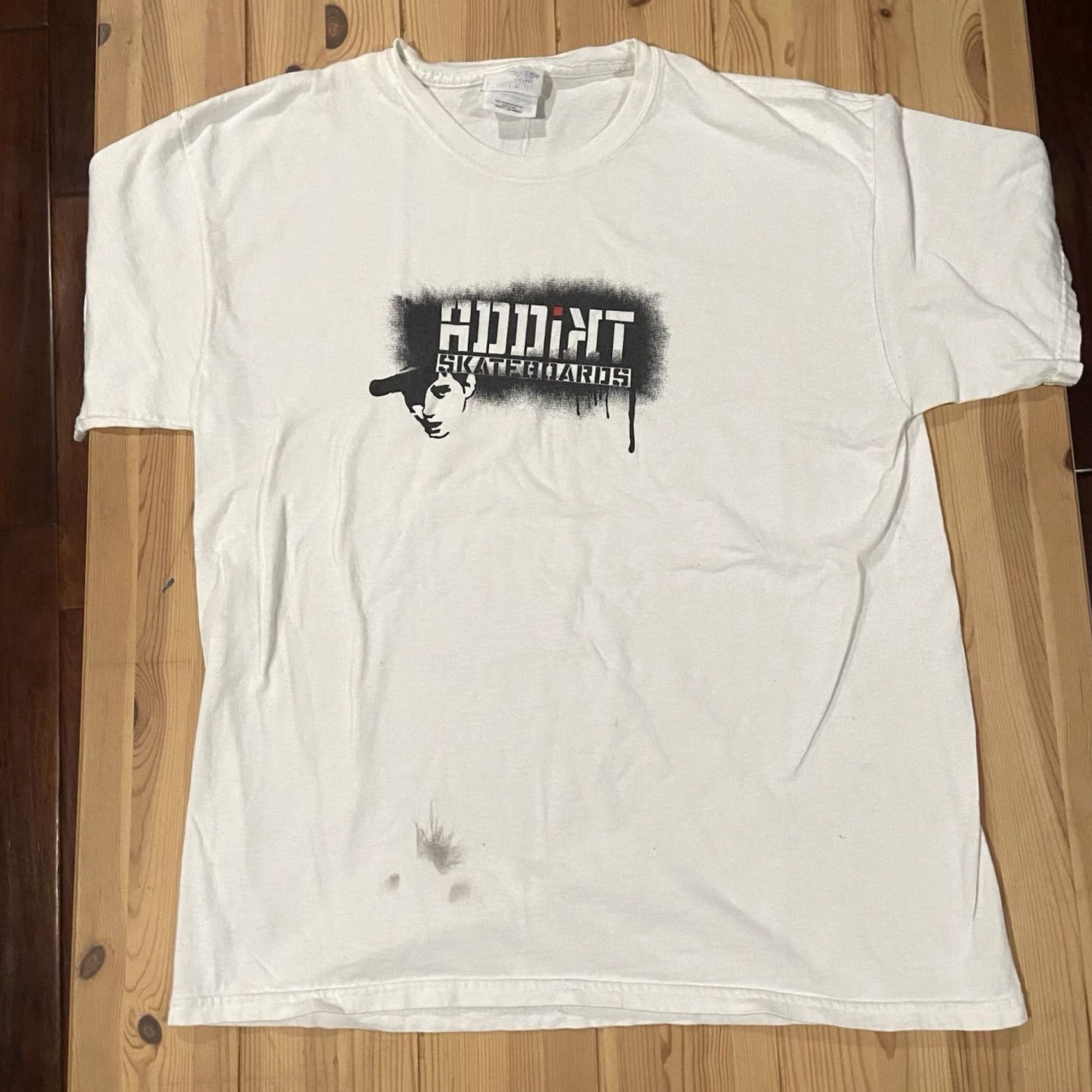Vintage VINTAGE Addikt Surf Skate T-Shirt L White Cotton Graphic Print Short Sleeve Crew Neck Men Regular Size US L / EU 52-54 / 3 - 2 Thumbnail
