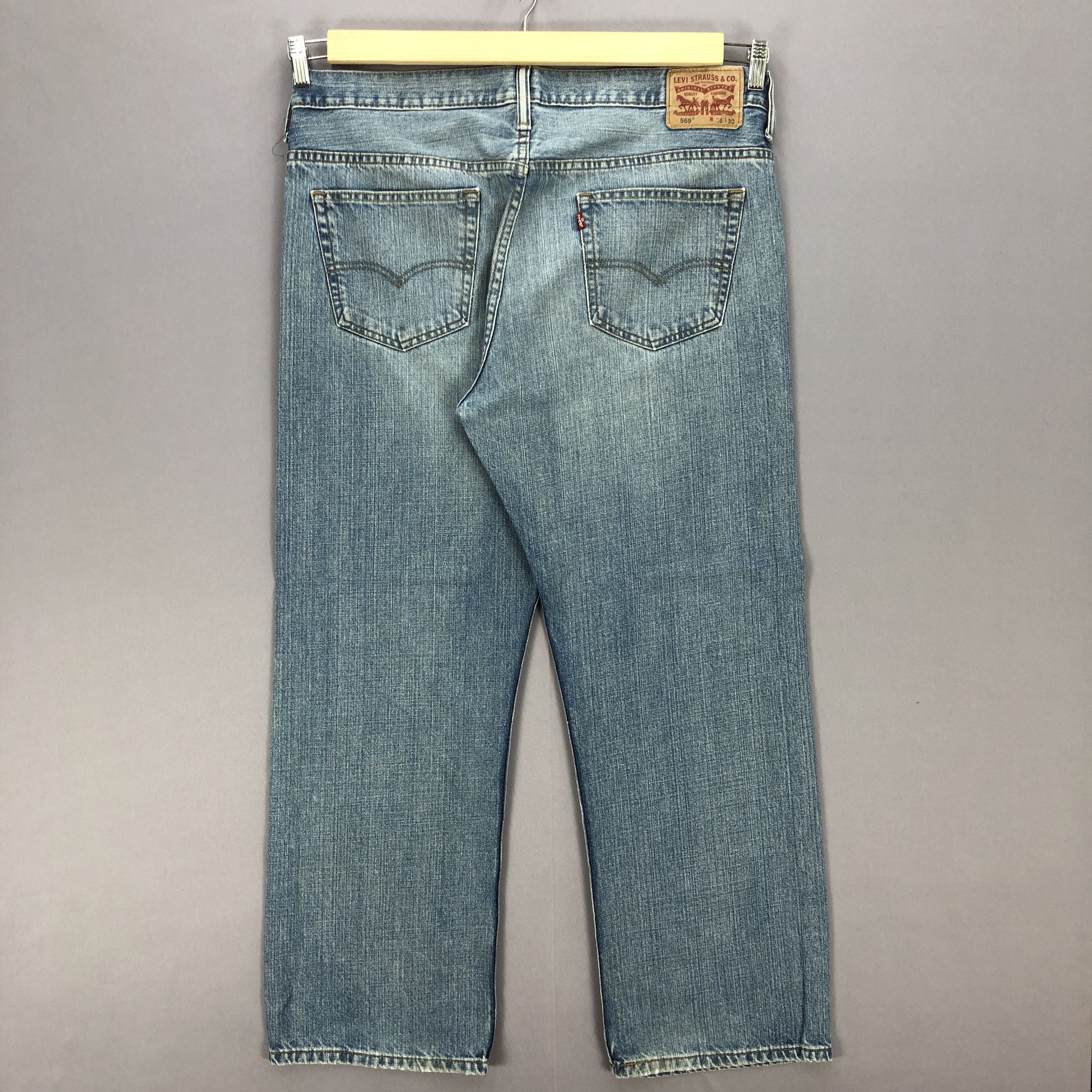 Levi's Vintage Lev's Faded Blue Jeans Levi's Light Wash Denim Size US 38 / EU 54 - 2 Thumbnail