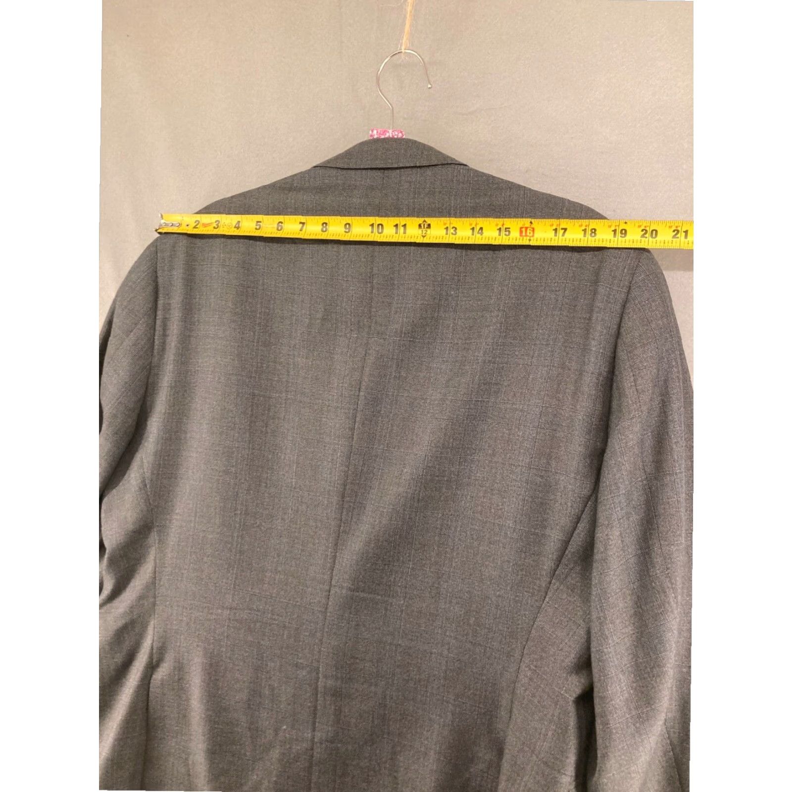 Peter Millar Peter Millar Mens Suit Jacket 46R Gray Wool Size 46R - 6 Thumbnail