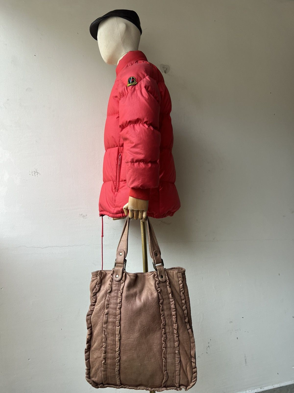 Leather Vintage Gerard Darel Distressed Patina Leather Tote Bag Size ONE SIZE - 7 Thumbnail