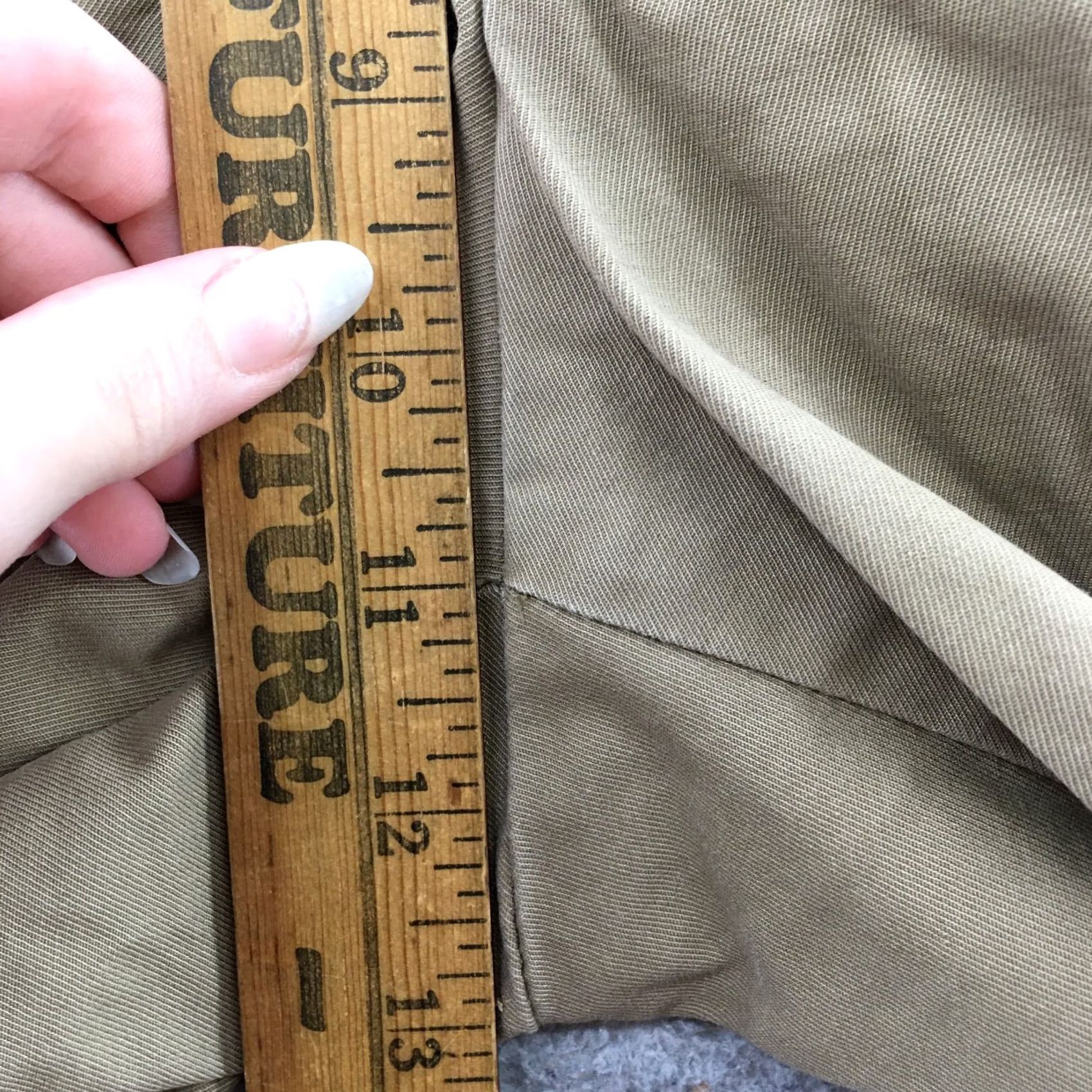 Banana Republic Banana Republic Athletic Fit Chino Pants Mens 31x30 Brown Casual Size US 31 - 6 Thumbnail