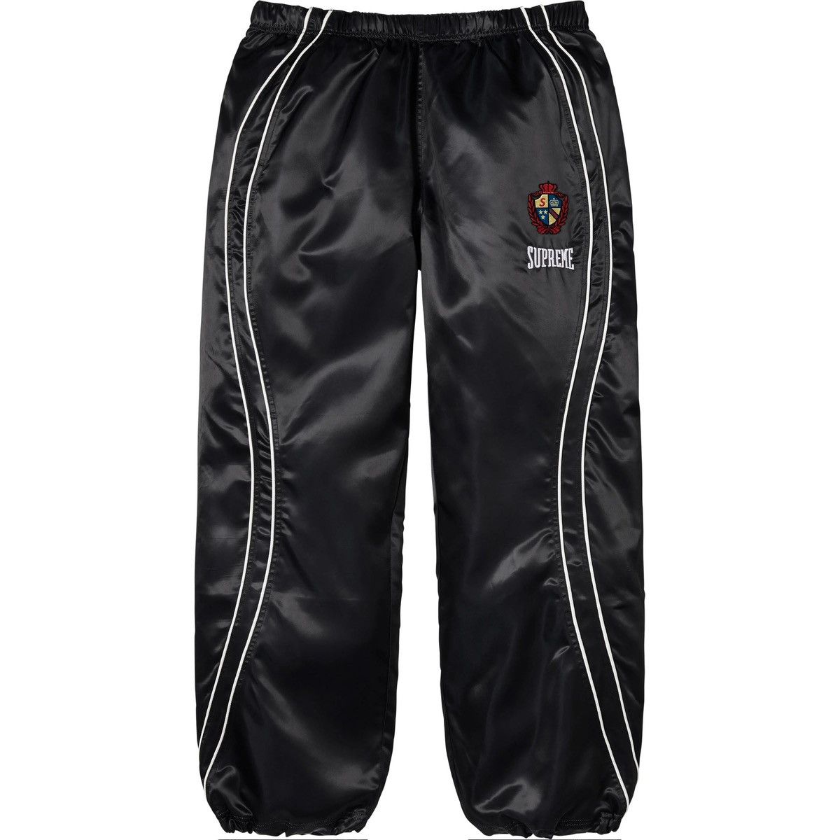 【Supreme】Spellout Embroidered Track Pants★Black★25SS★ Spellout Embroidered Track Pant - Shop - Supreme