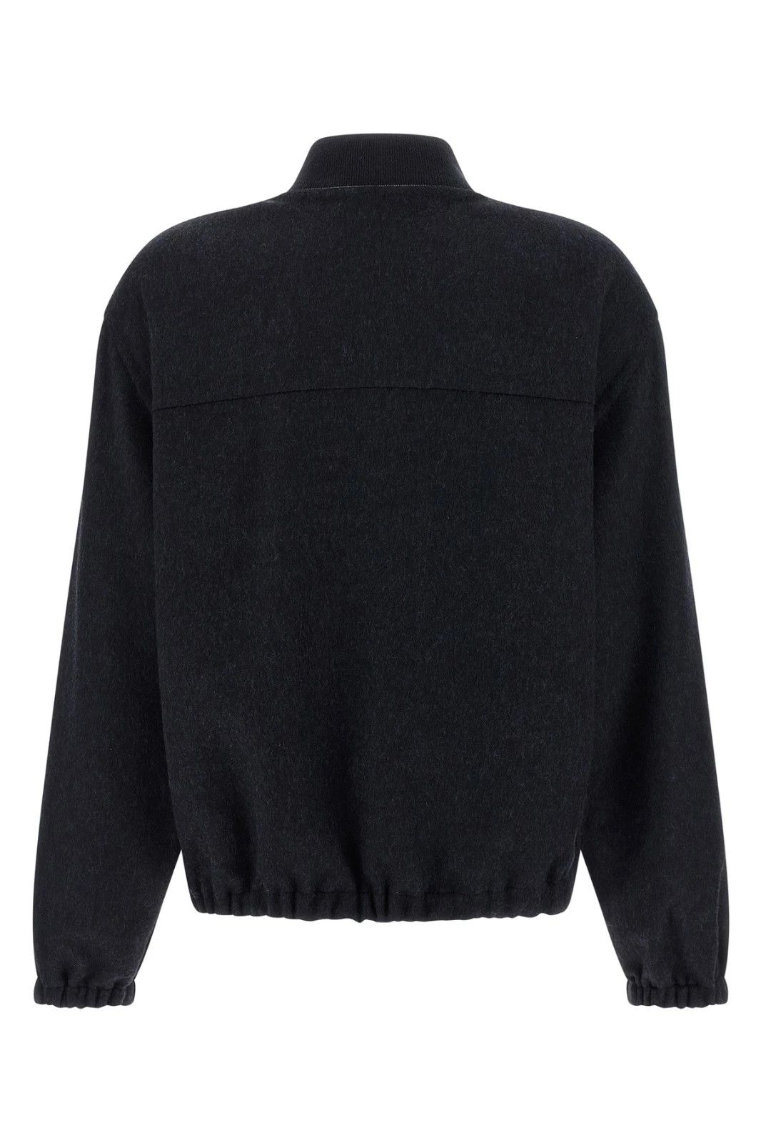 Brunello Cucinelli BRUNELLO CUCINELLI Blue Wool Bomber Jacket New & Authentic Size XS / US 0-2 / IT 36-38 - 2 Thumbnail