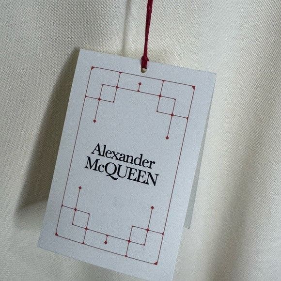 Alexander McQueen Alexander McQueen Cotton Pique Polo Vanilla Men’s Medium Size US M / EU 48-50 / 2 - 4 Thumbnail