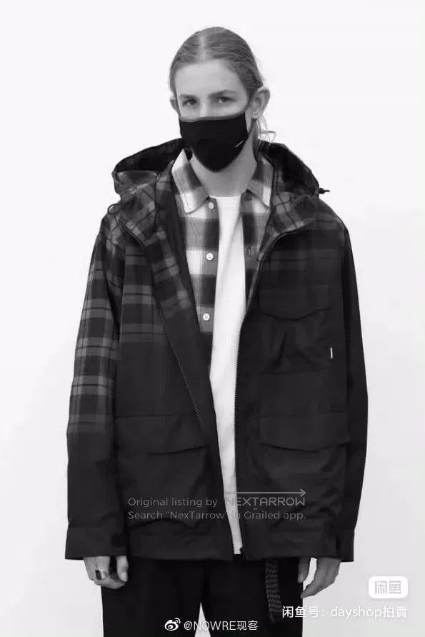 Neighborhood Neighborhood Gradient Plaid Hooded Windbreaker Jacket Mult Size US M / EU 48-50 / 2 - 8 Thumbnail