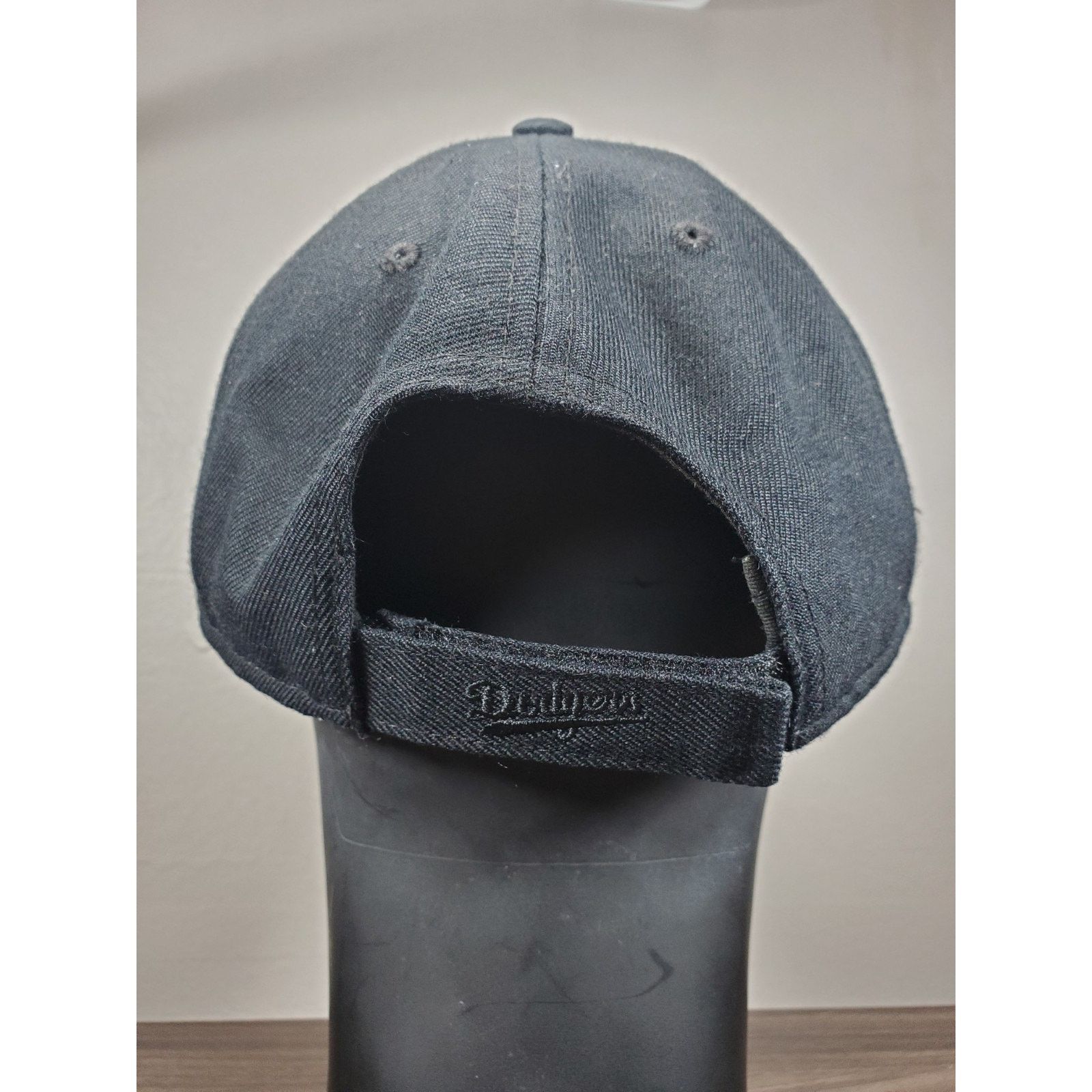 47 Brand × MLB Los Angeles LA Dodgers MLB All Black Strapback Hat Cap OSFA Size ONE SIZE - 7 Thumbnail