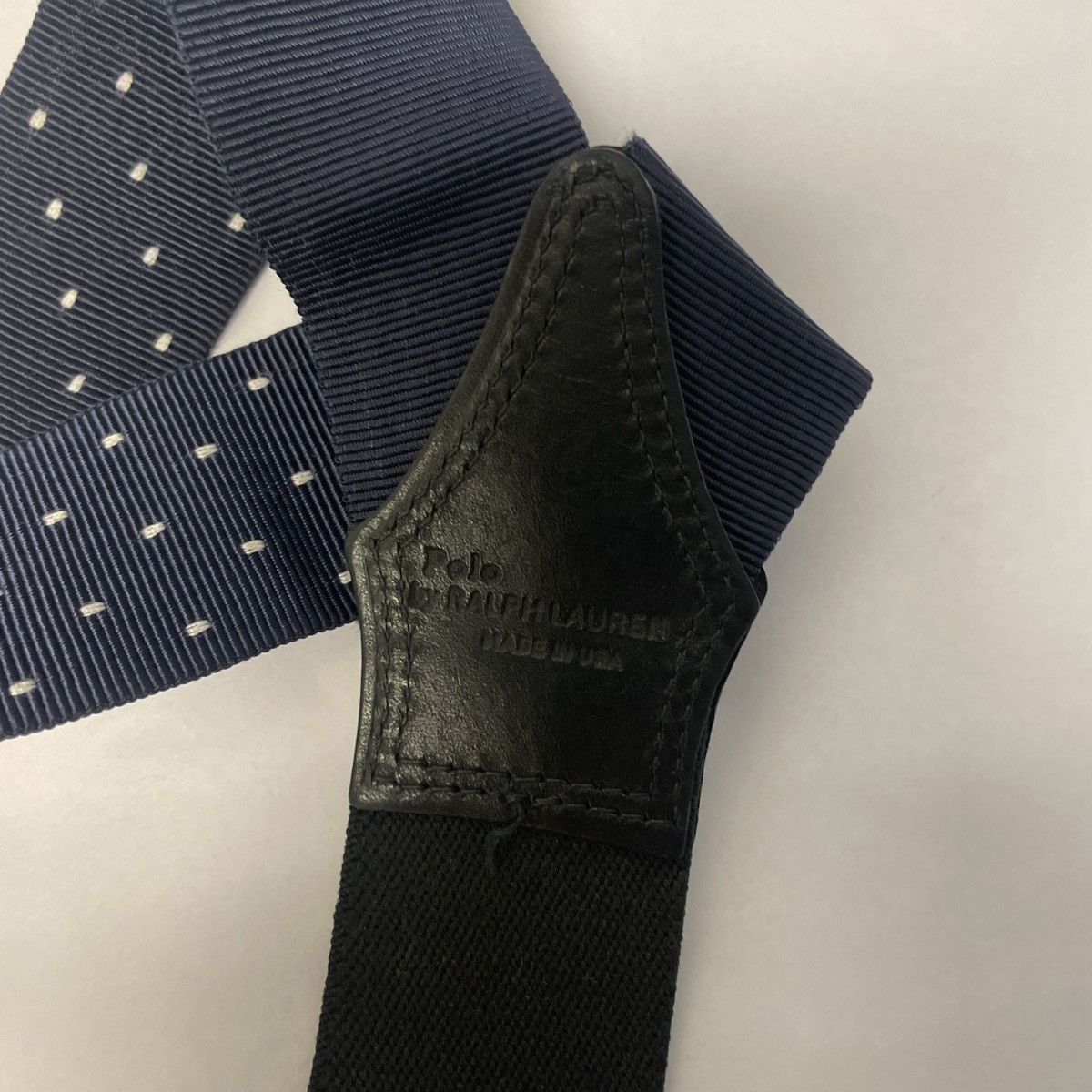 Polo Ralph Lauren × Vintage Polka Dot Print Suspenders with Genuine Alligator Trim Size ONE SIZE - 7 Thumbnail