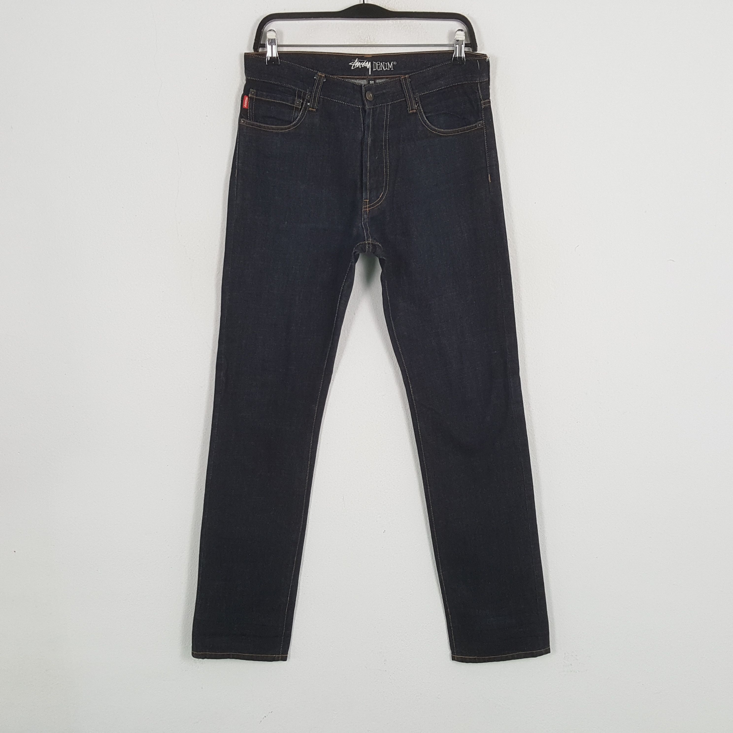 Stussy × Vintage STUSSY Streetwear Skater Custom Art Jeans Size US 30 / EU 46 - 4 Thumbnail