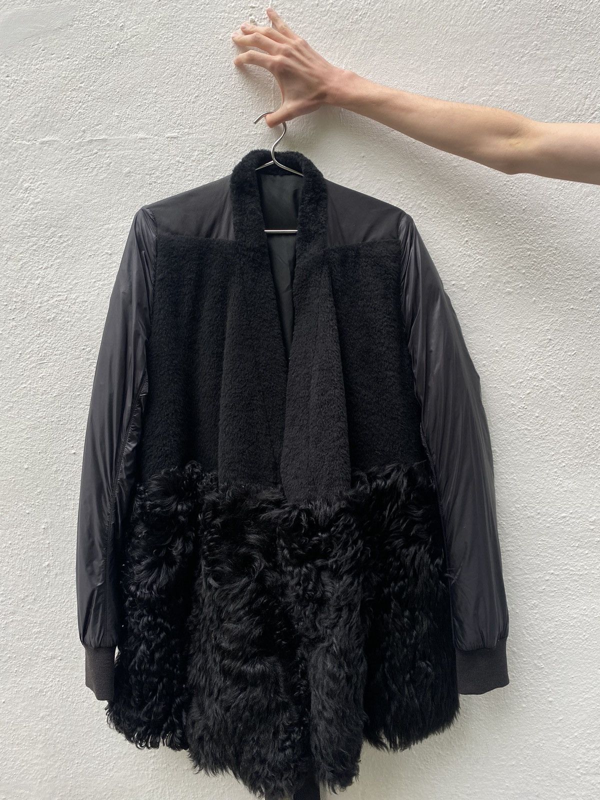 Rick Owens Rick Owens PLINTH FW13 Faux Fur Wrap Coat Size US XXS / EU 40 - 3 Thumbnail