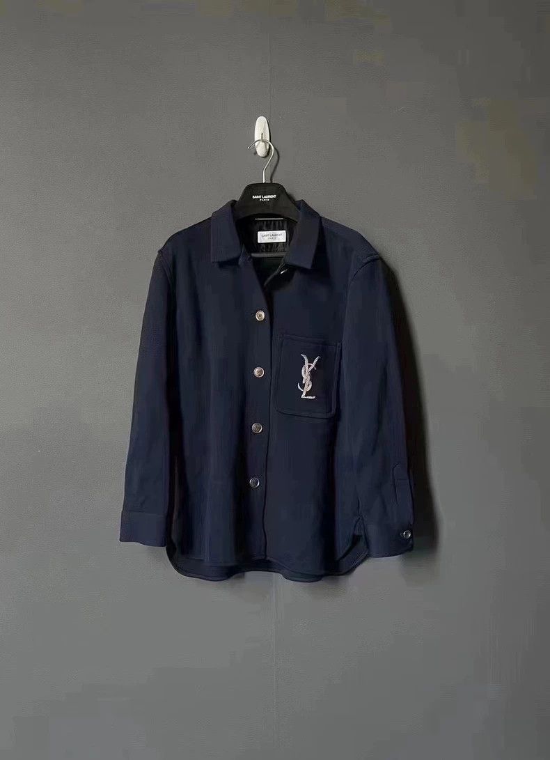 Saint Laurent Paris Saint Laurent Paris Golden logo jacket-2506 Size US S / EU 44-46 / 1 - 1 Thumbnail