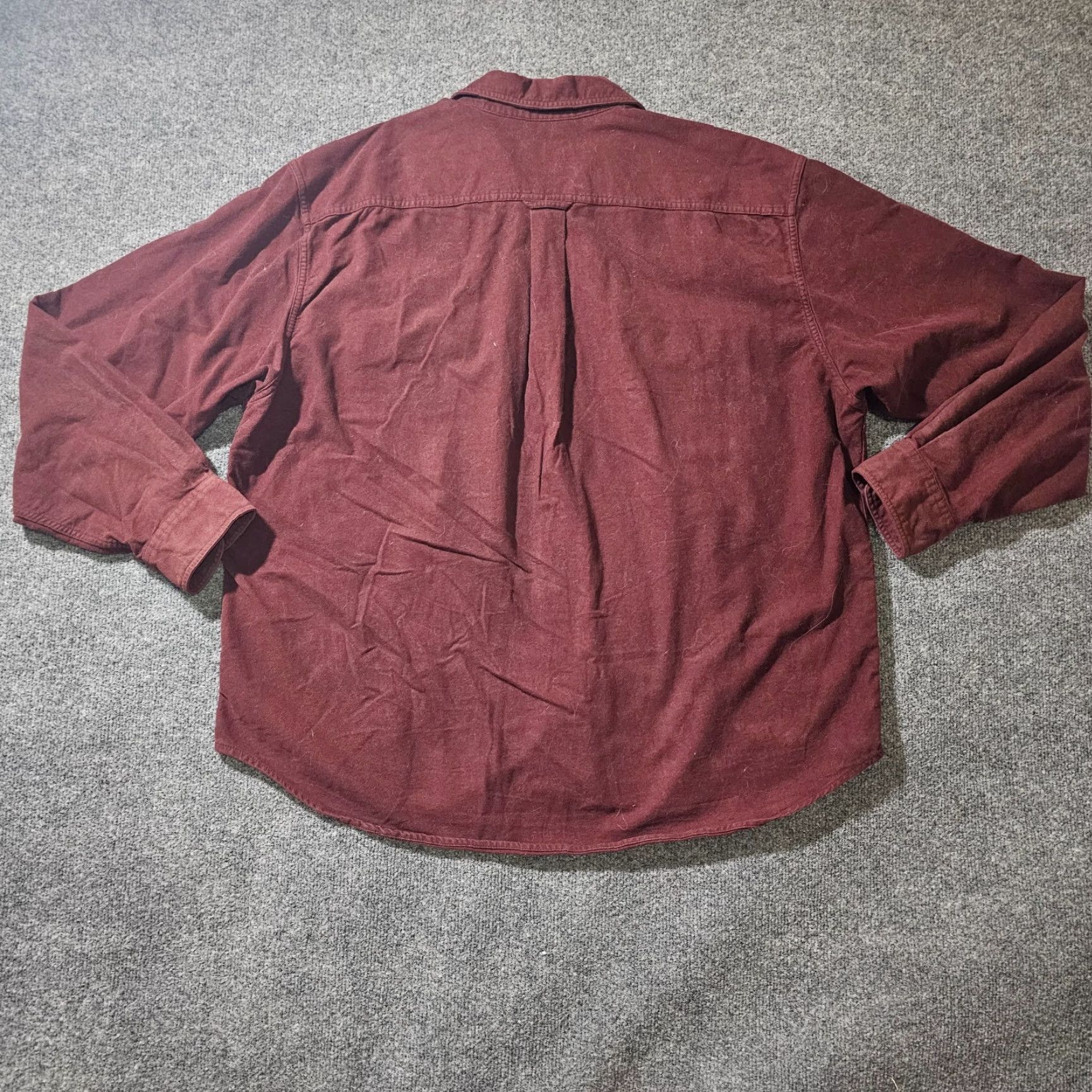 Eddie Bauer Eddie Bauer Shirt Mens XL Red Burgundy Flannel Button Long Sleeve Outdoor Casual Mens Size US XL / EU 56 / 4 - 7 Thumbnail