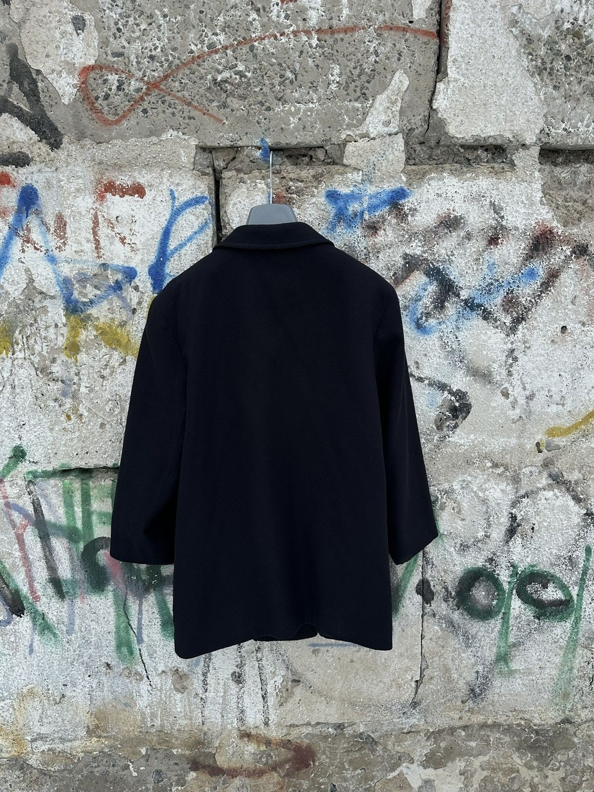 Burberry Burberrys Tailored Double Breasted Logo Wool Coat Blazer Size L / US 10 / IT 46 - 5 Thumbnail