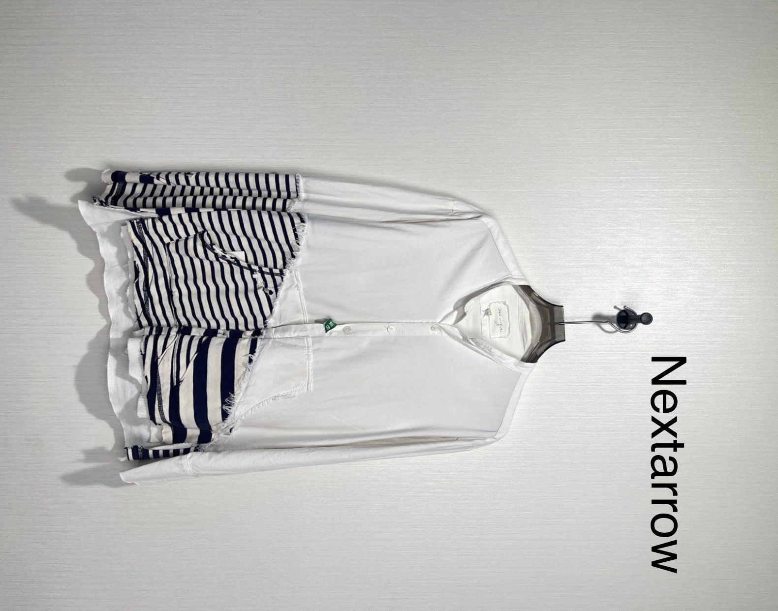 Greg Lauren Greg Lauren GL Shirt Patchwork Striped Top shirt 2412-j Size US M / EU 48-50 / 2 - 1 Thumbnail