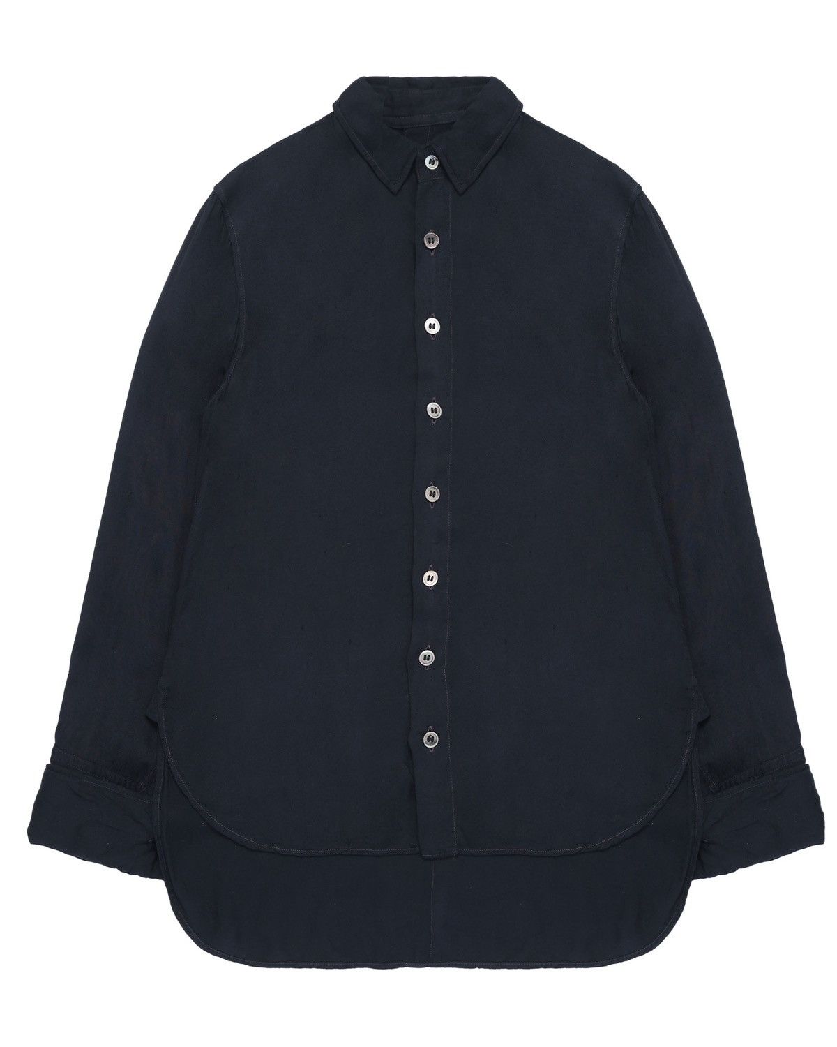 Y's Y’s Yohji Yamamoto Frayed Ruffle Panel Shirt Size S / US 4 / IT 40 - 2 Thumbnail