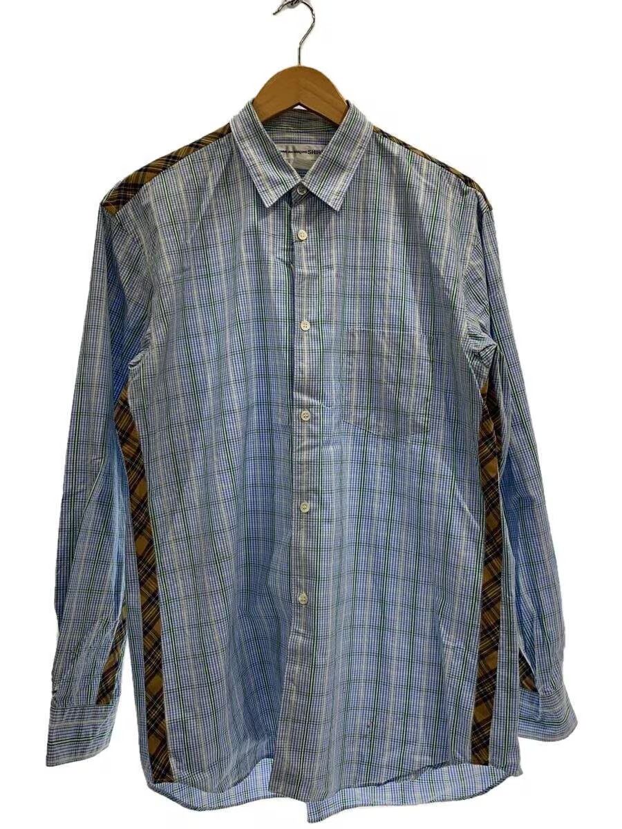 Comme des Garcons CDG SHIRT 00's Rayon Patchwork Contrast Stitch