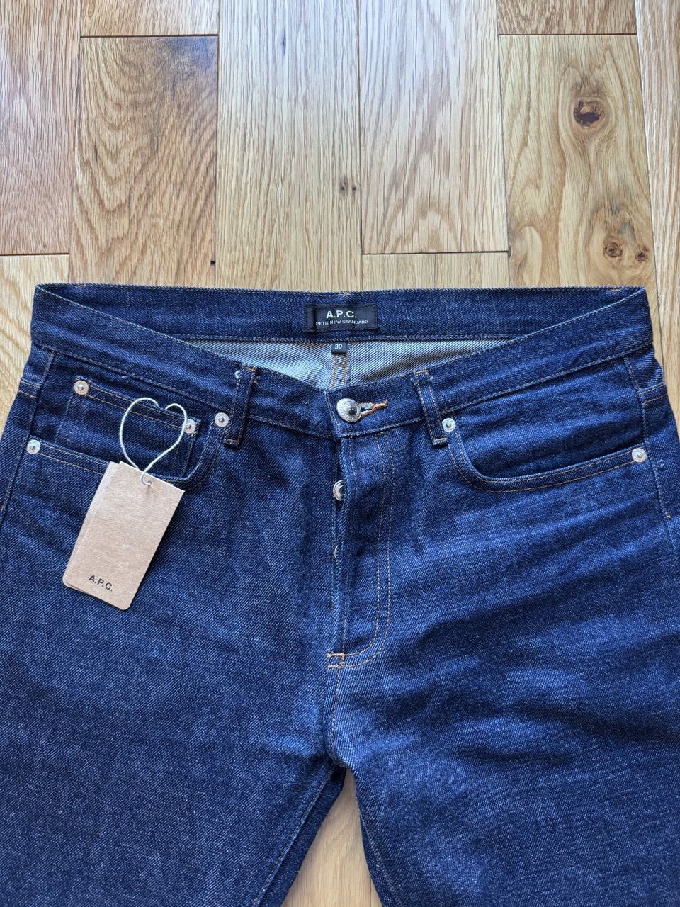 A.P.C. A.P.C. Petit New Standard Slim Fit Jeans in Indigo Size 30 Size US 30 / EU 46 - 1 Thumbnail