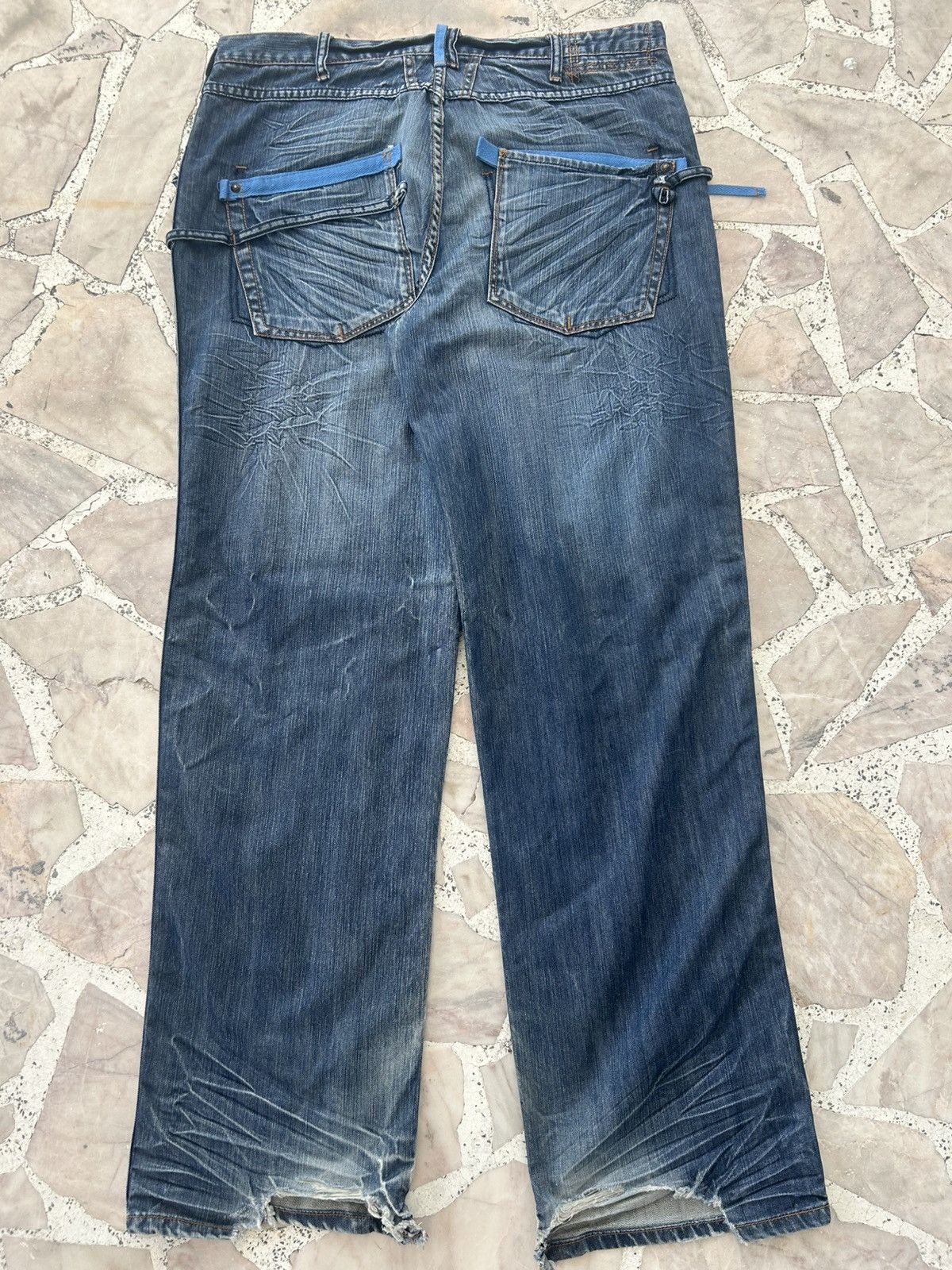 Marithe + Francois Girbaud Le Jean De 2000’ Baggy Denim Size US 35 - 2 Thumbnail