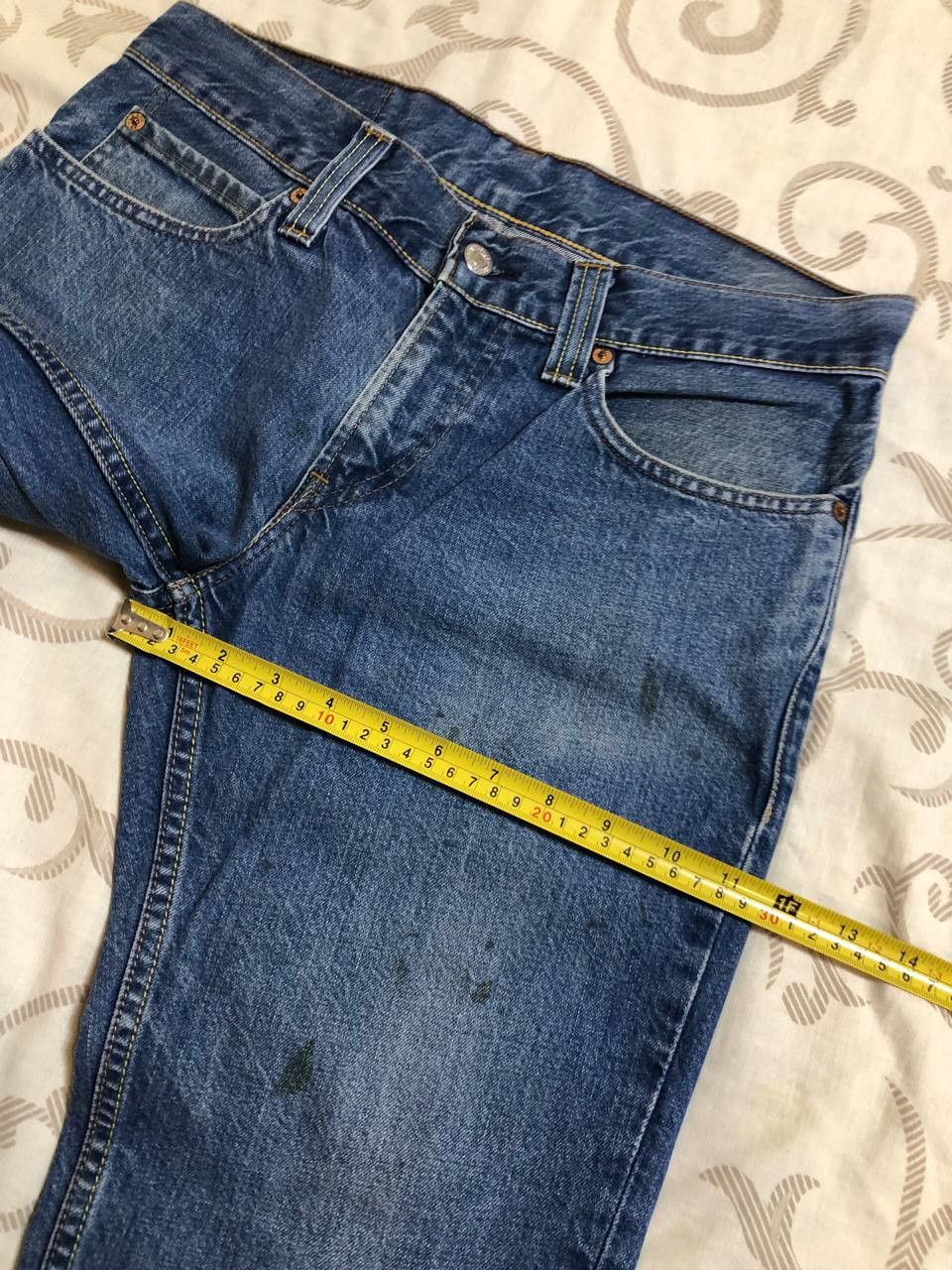 Levi's Vintage Levi’s 571 Straight Leg Jeans Classic Blue Denim Size US 32 / EU 48 - 12 Thumbnail