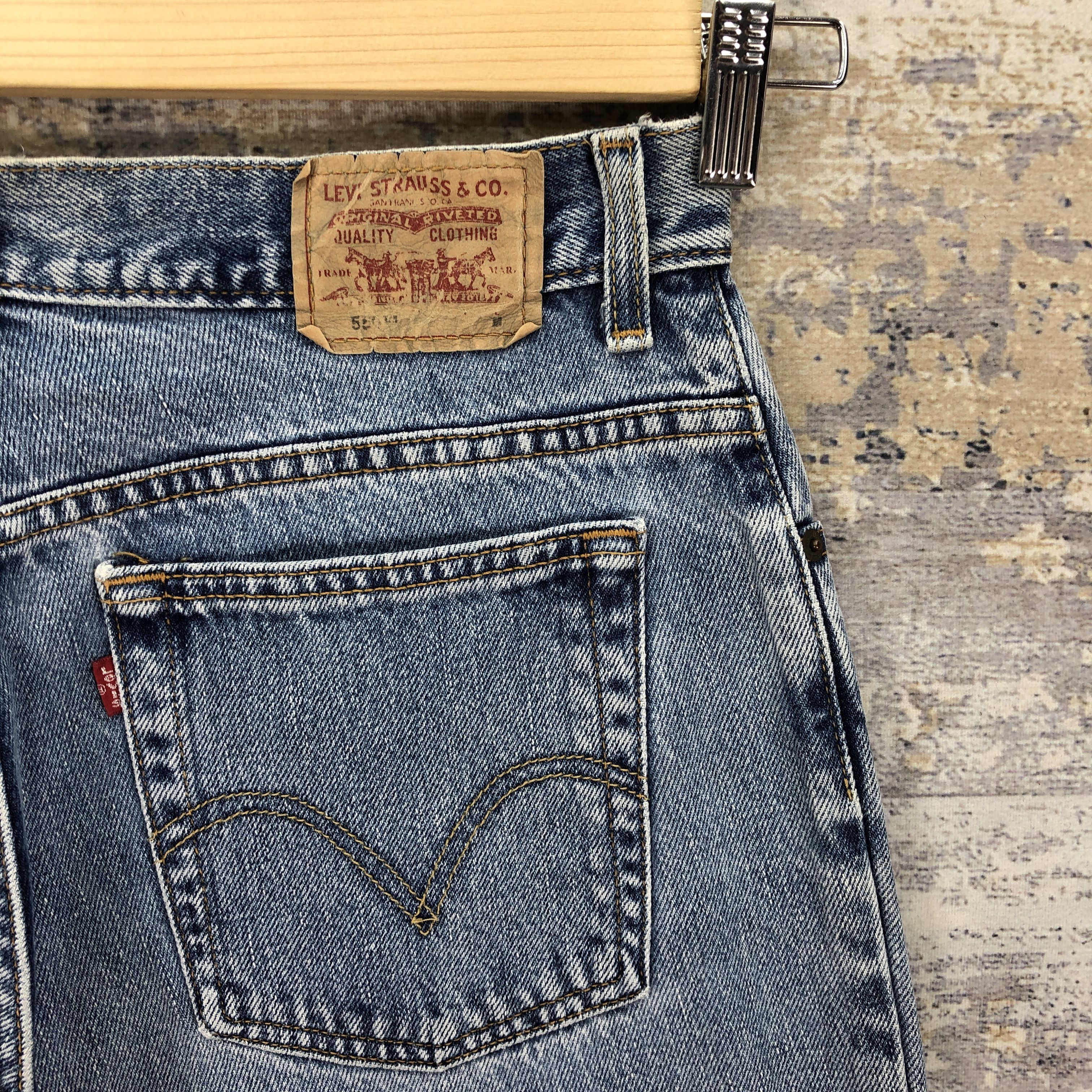 Levi's Vintage 90s Levis 550 Light Wash Jeans Levi's Faded Denim Size US 32 / EU 48 - 5 Thumbnail
