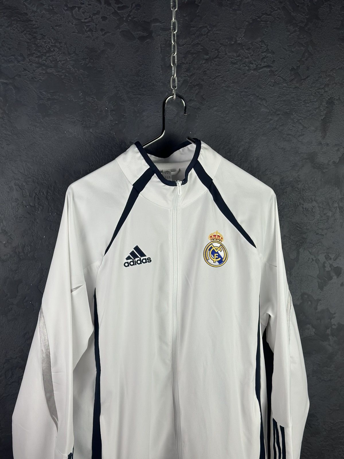 Vintage Vintage Adidas Real Madrid Track Jacket Size US L / EU 52-54 / 3 - 2 Thumbnail