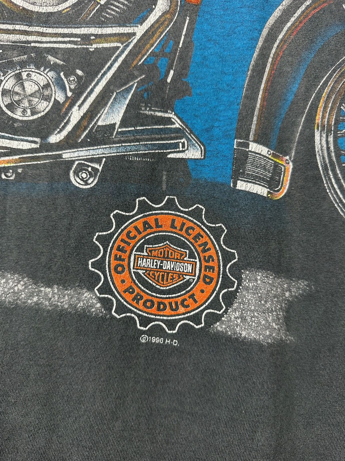 Harley Davidson 1996 Vintage Harley Davidson Nothing Sounds Single Stitch Size US XL / EU 56 / 4 - 14 Thumbnail