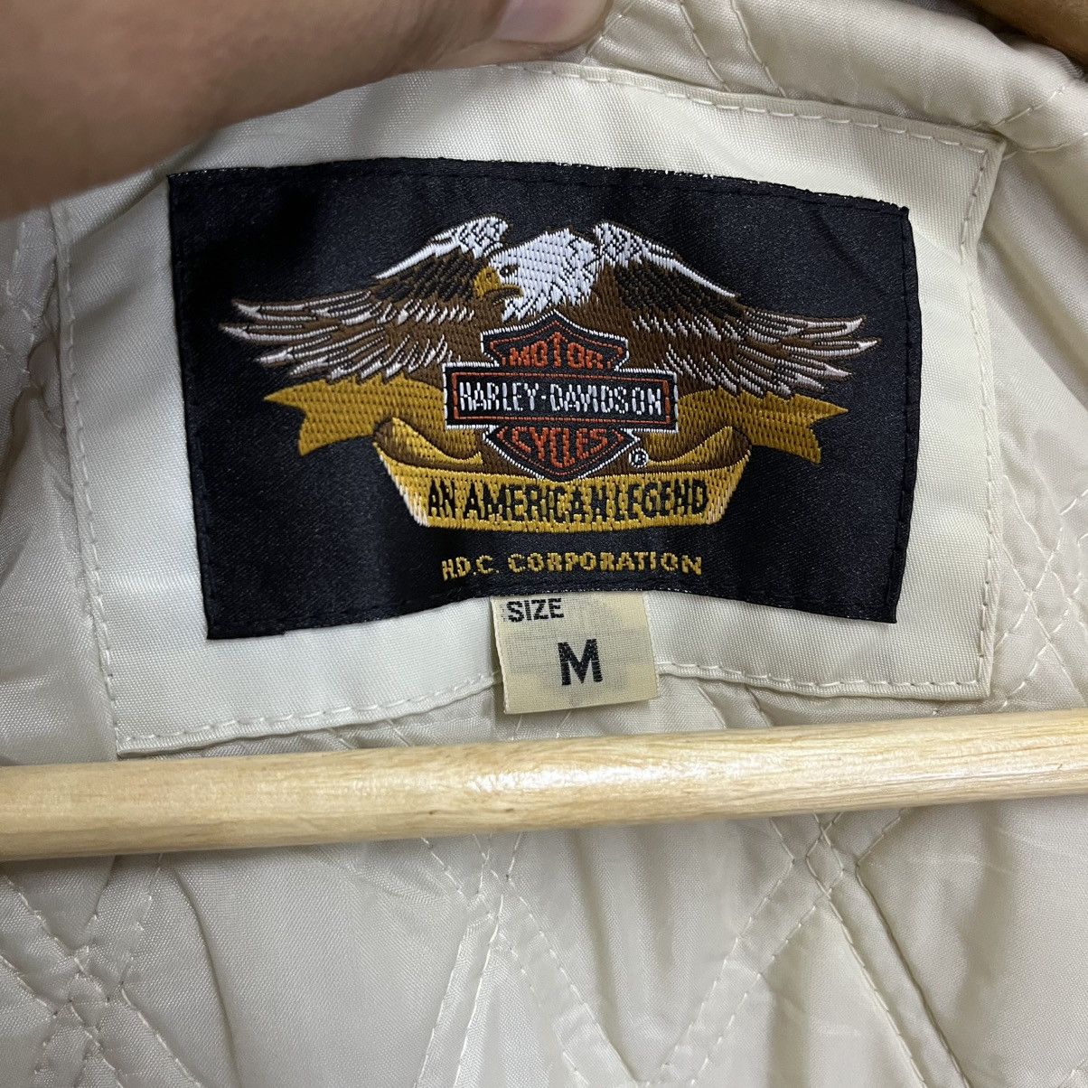 Harley Davidson Vintage 90s Harley Davidson Motorcycle Zipper Jacket Size US M / EU 48-50 / 2 - 19 Thumbnail
