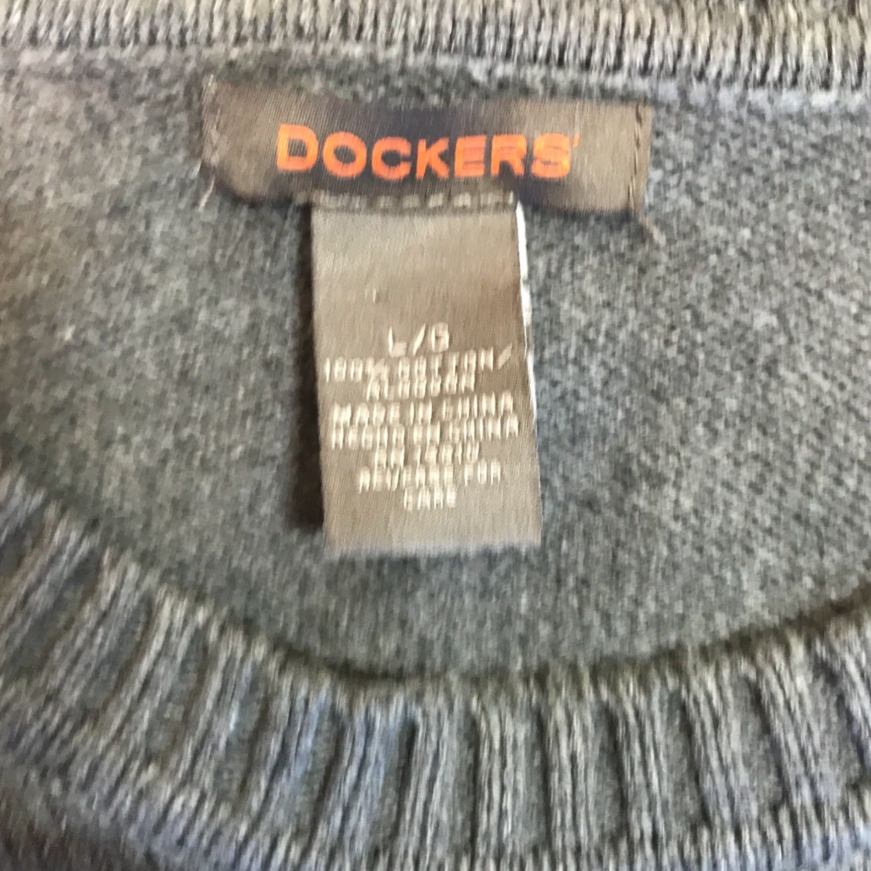Dockers DOCKERS Mens Sweater Long Sleeve Crewneck Pullover Shirt Gray L Geometric Knit Multicolor Cotton Logo Casual Classic Hipster Modern Preppy Golf Size US L / EU 52-54 / 3 - 2 Thumbnail