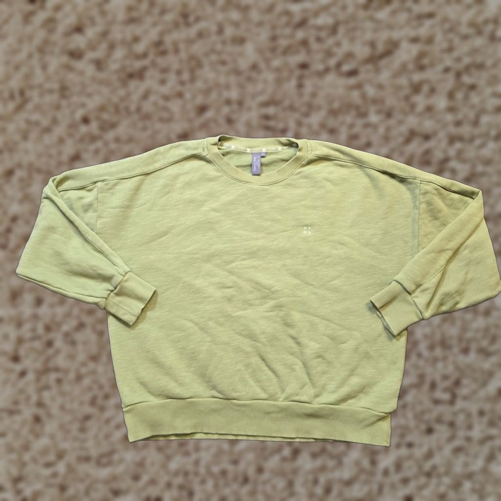 Sweaty Betty VINTAGE Sweaty Betty Sweater Womens L Green Crew Neck Long Sleeve Shirt Size L / US 10 / IT 46 - 1 Thumbnail