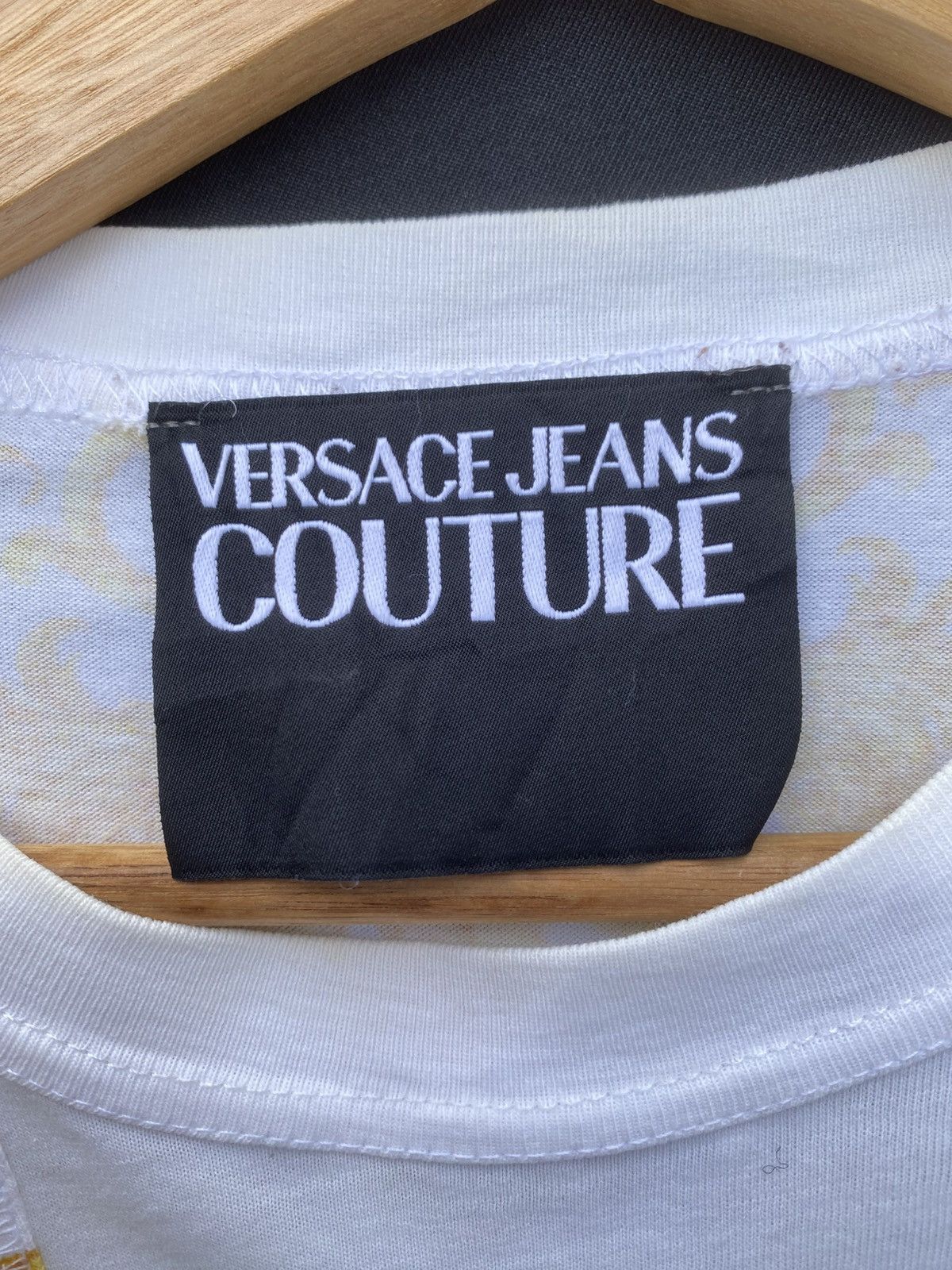 Versace Rare VERSACE Jeans Couture White Tshirt Size US M / EU 48-50 / 2 - 9 Thumbnail