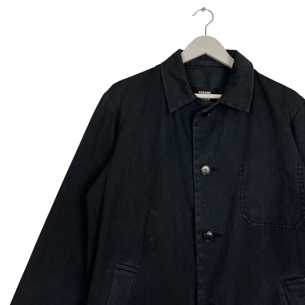CABANE de ZUCCa 🔥 ZUCCA ISSEY MIYAKE INDIGO LONG JACKET Size US S / EU 44-46 / 1 - 7 Thumbnail