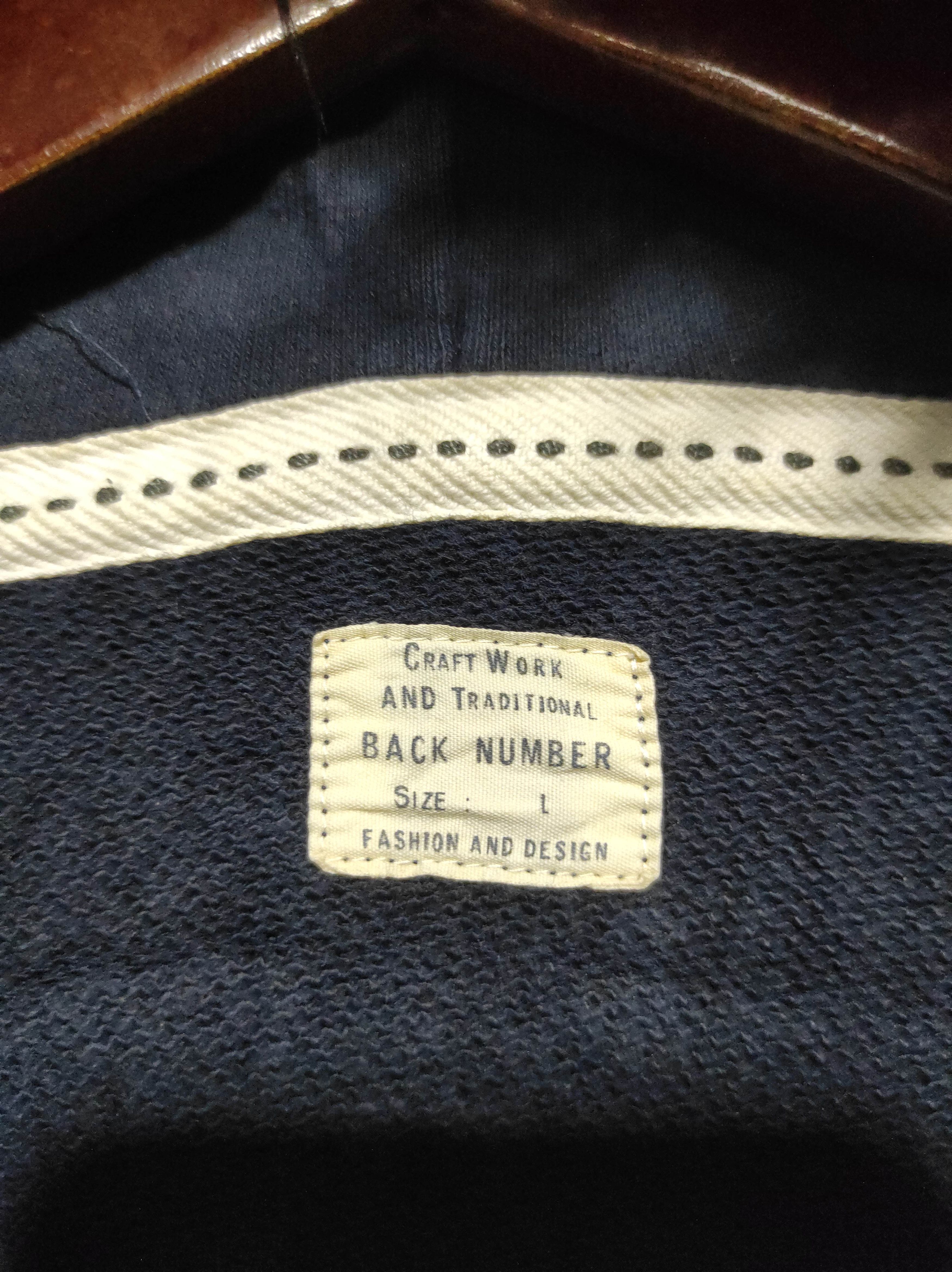 Hysteric Glamour Back Number Zipper Fur Hoodie i6w9 Lgb Style navy Size US M / EU 48-50 / 2 - 10 Thumbnail