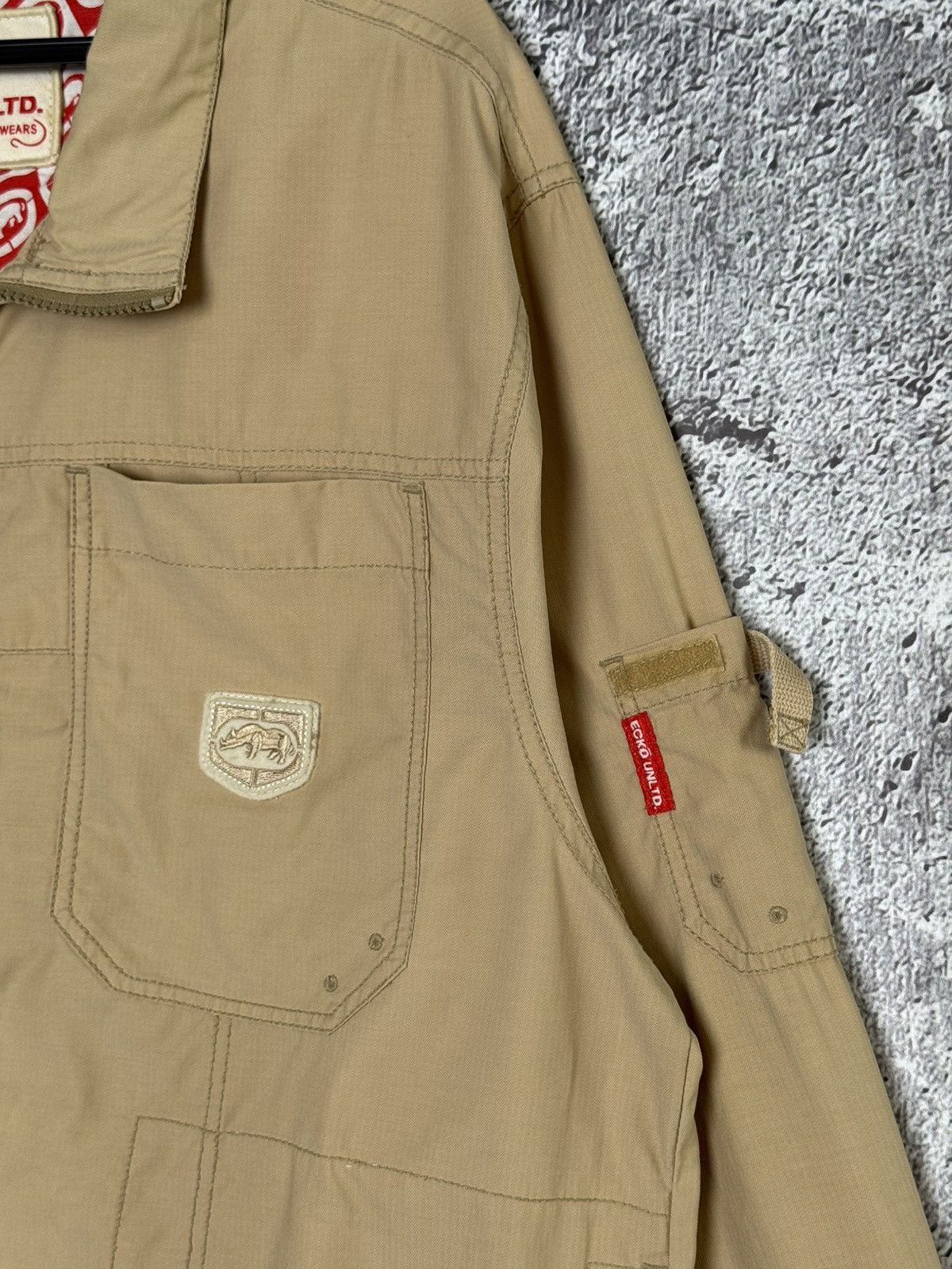 Ecko Unltd. Vintage Ecko Unltd. Utility Zip Jacket Men’s Workwear Style Size US M / EU 48-50 / 2 - 7 Thumbnail