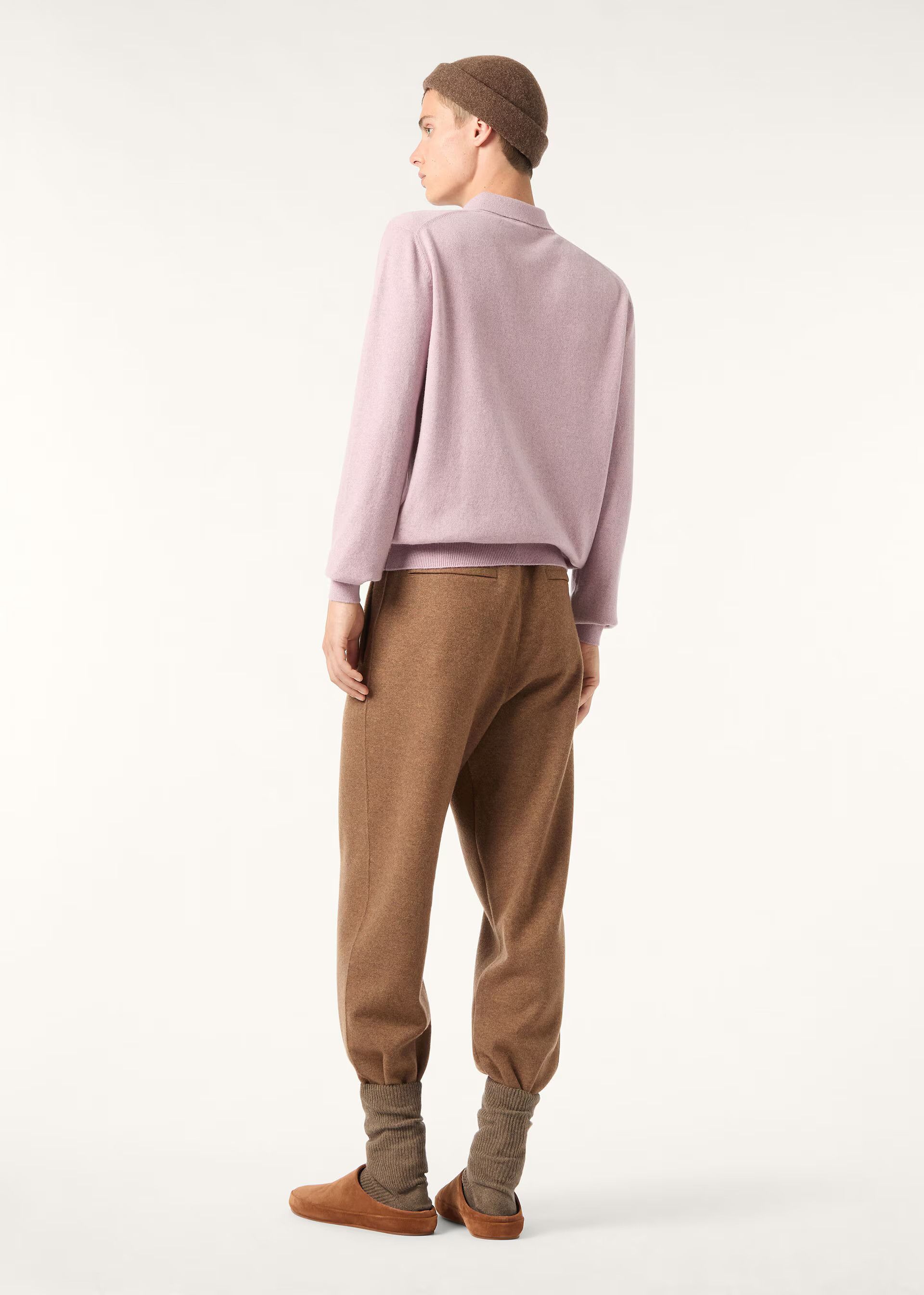Loro Piana os11x0226 FAO9748 Classic Polo Shirt Lavender Bloom Melange Size US S / EU 44-46 / 1 - 5 Thumbnail