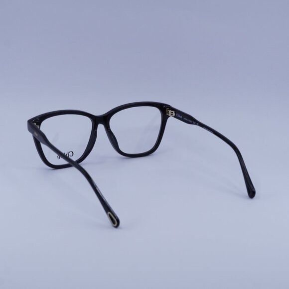 Chloe Chloe CH0084OA 001 Eyeglasses Black 55mm Square Frame Size ONE SIZE - 6 Thumbnail