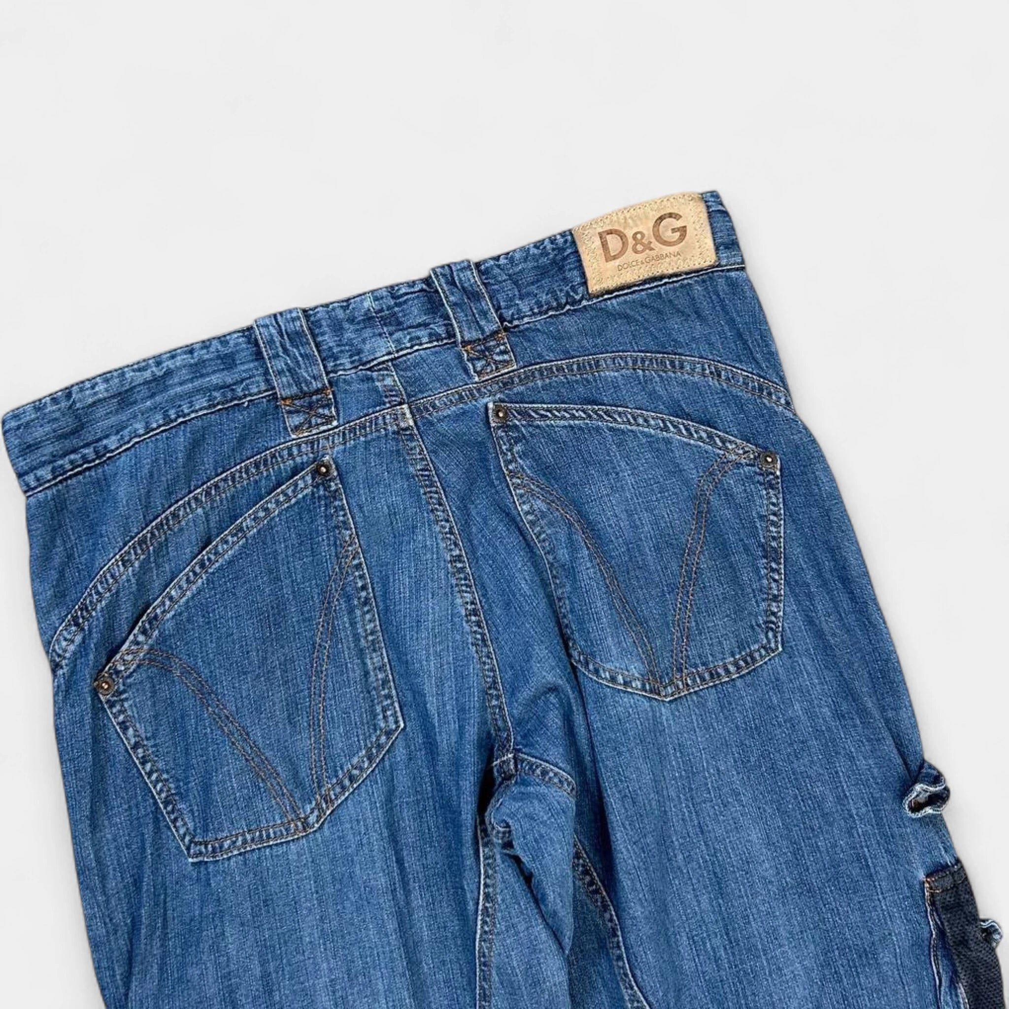 Dolce & Gabbana Dolce & Gabbana 2003 Cargo Denim Jeans Size US 36 / EU 52 - 7 Thumbnail