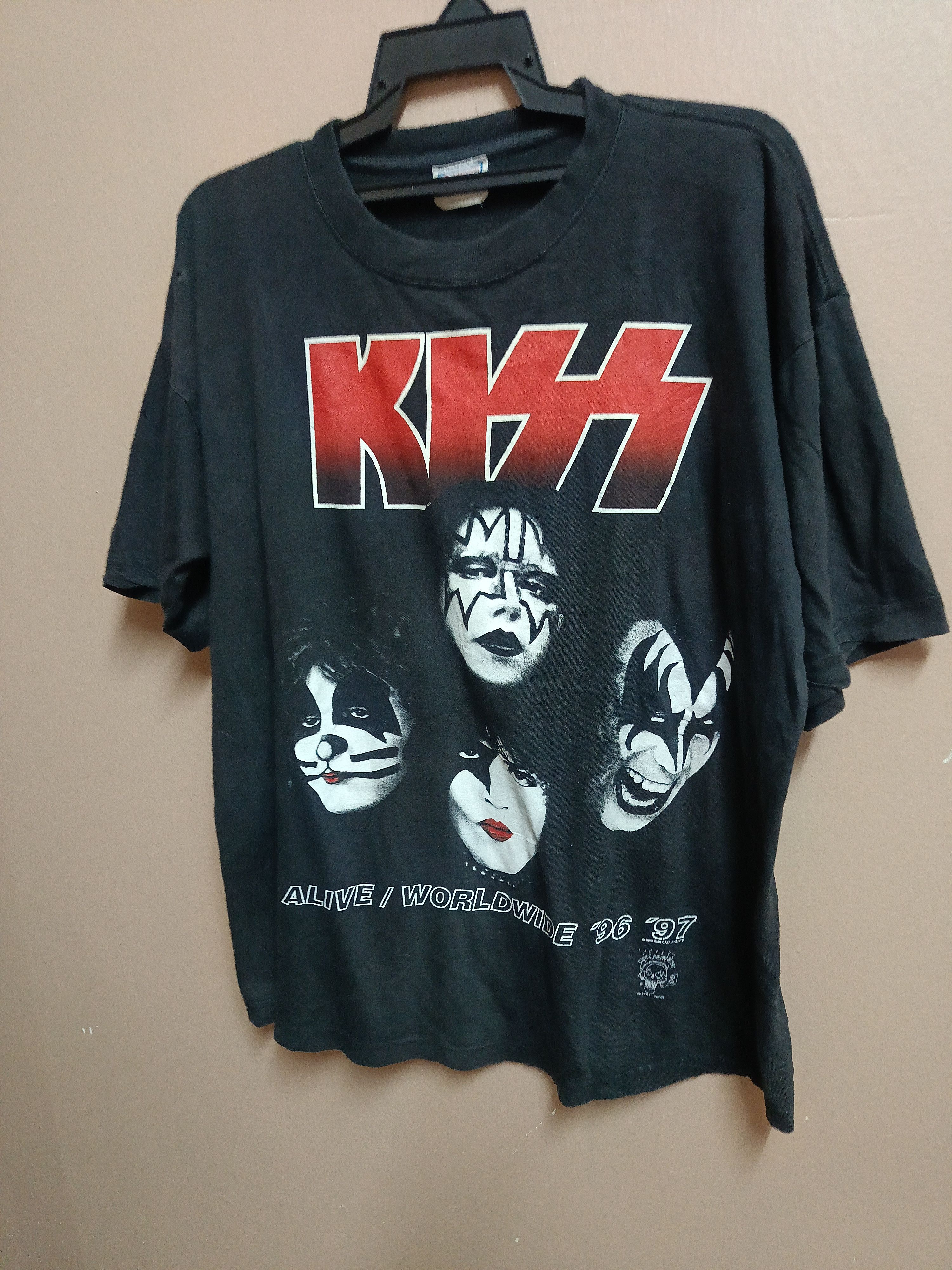 Band Tees Vtg 90s Kiss Alive Worldwide Tour shirt Size US M / EU 48-50 / 2 - 5 Thumbnail