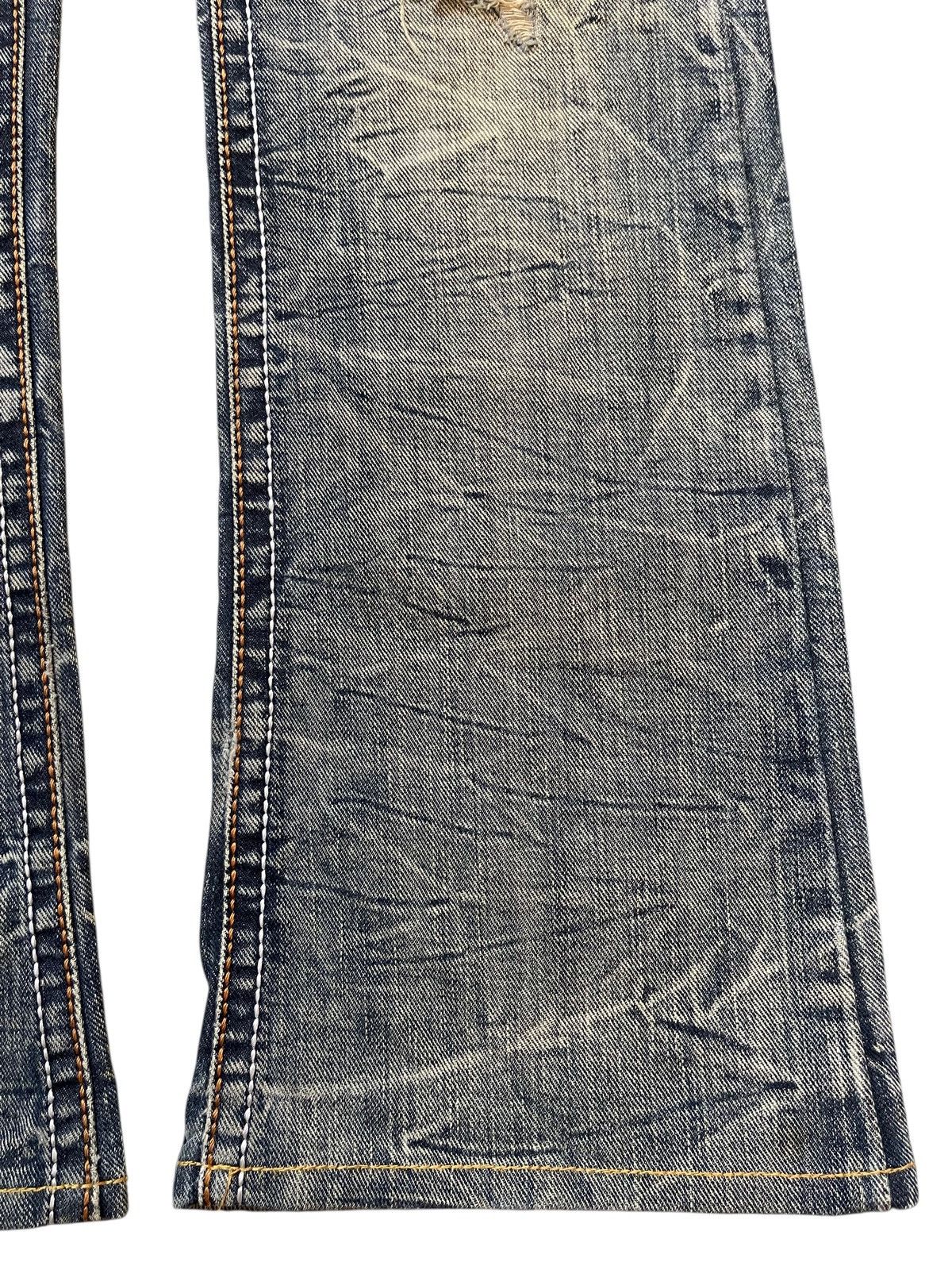 Tornado Mart Vintage Japanese Brand Mud Faded Claw Wash Distressed Flared Size US 30 / EU 46 - 8 Thumbnail