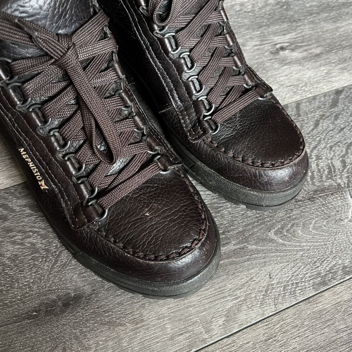 Mephisto Vintage Mephisto Niki Brown Leather Ankle Boots Gore Tex 8W Size US 8 / IT 38 - 7 Thumbnail